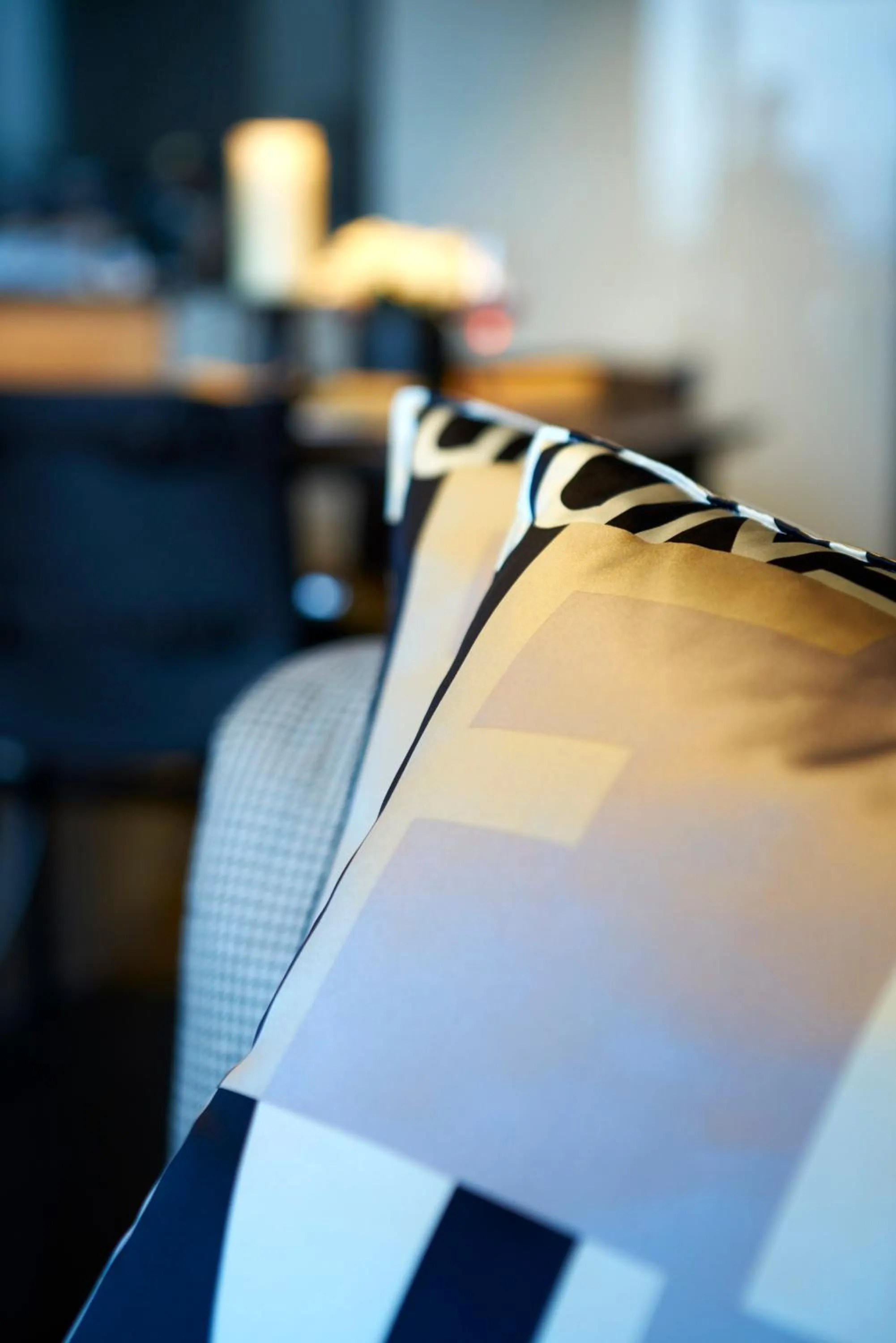 Decorative detail, Bed in Ascott Orchard Singapore