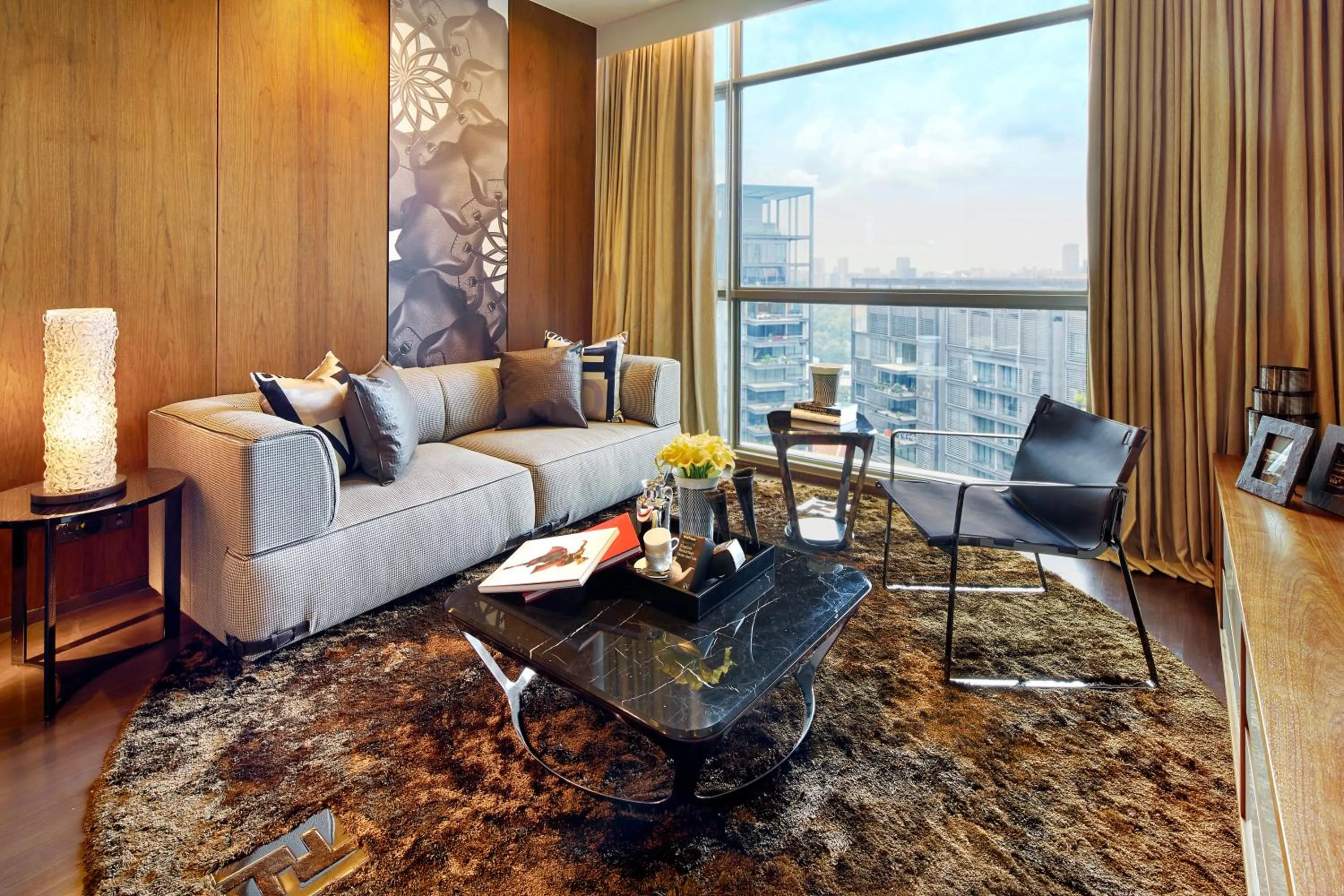 Living room in Ascott Orchard Singapore