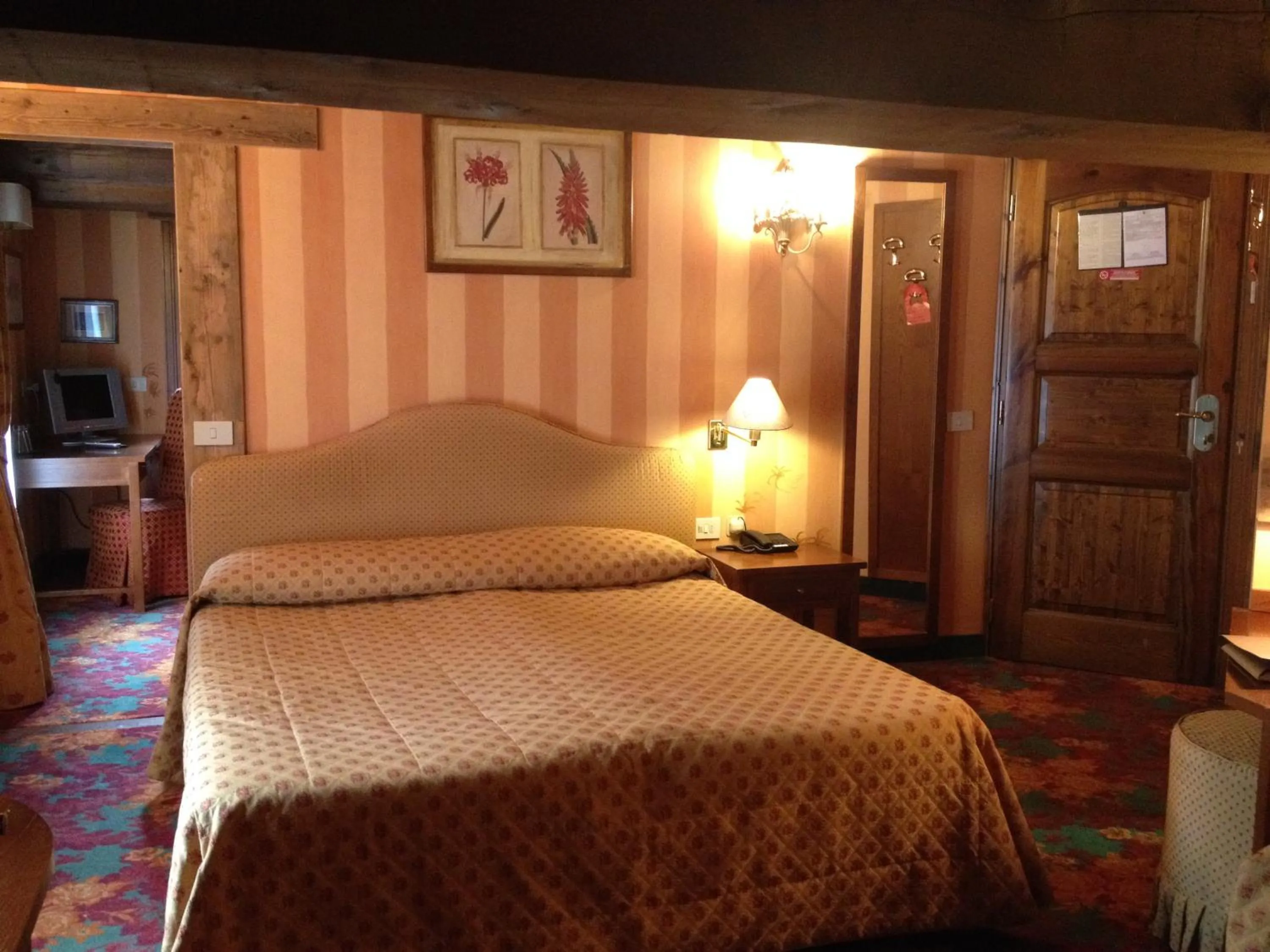 Bed in Hotel Chateau Blanc