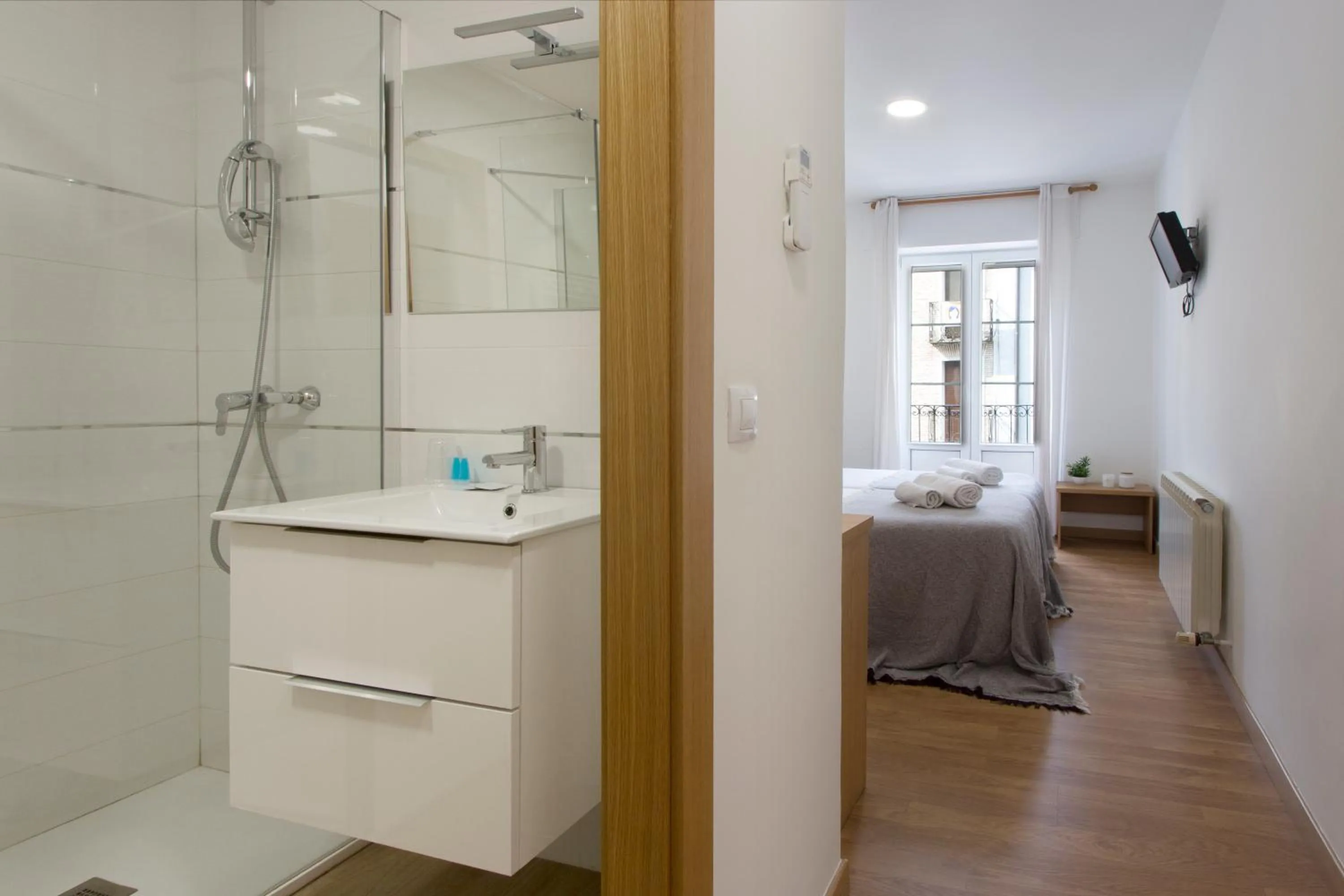 Bed in Hostal La Numantina