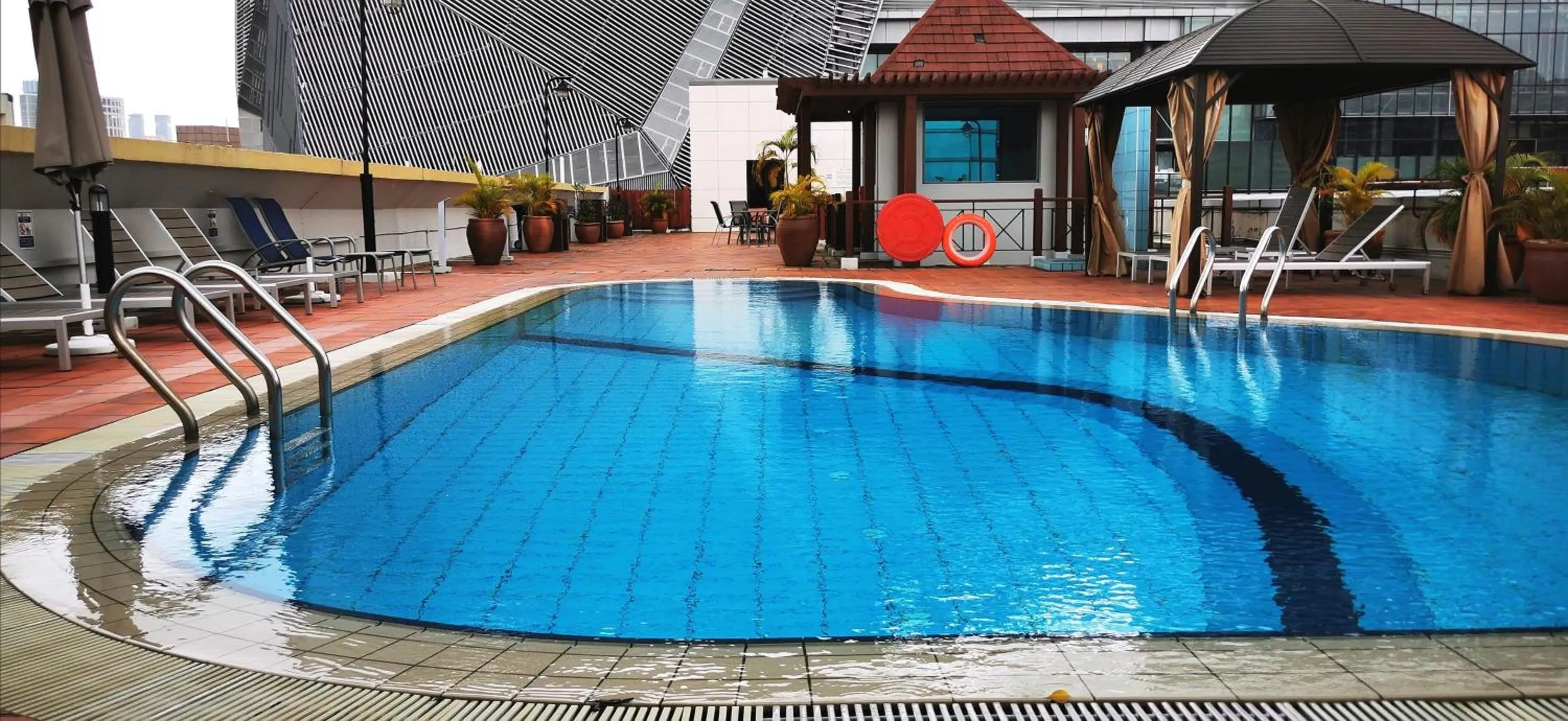 Pool view in Orchard Point Serviced Apartments