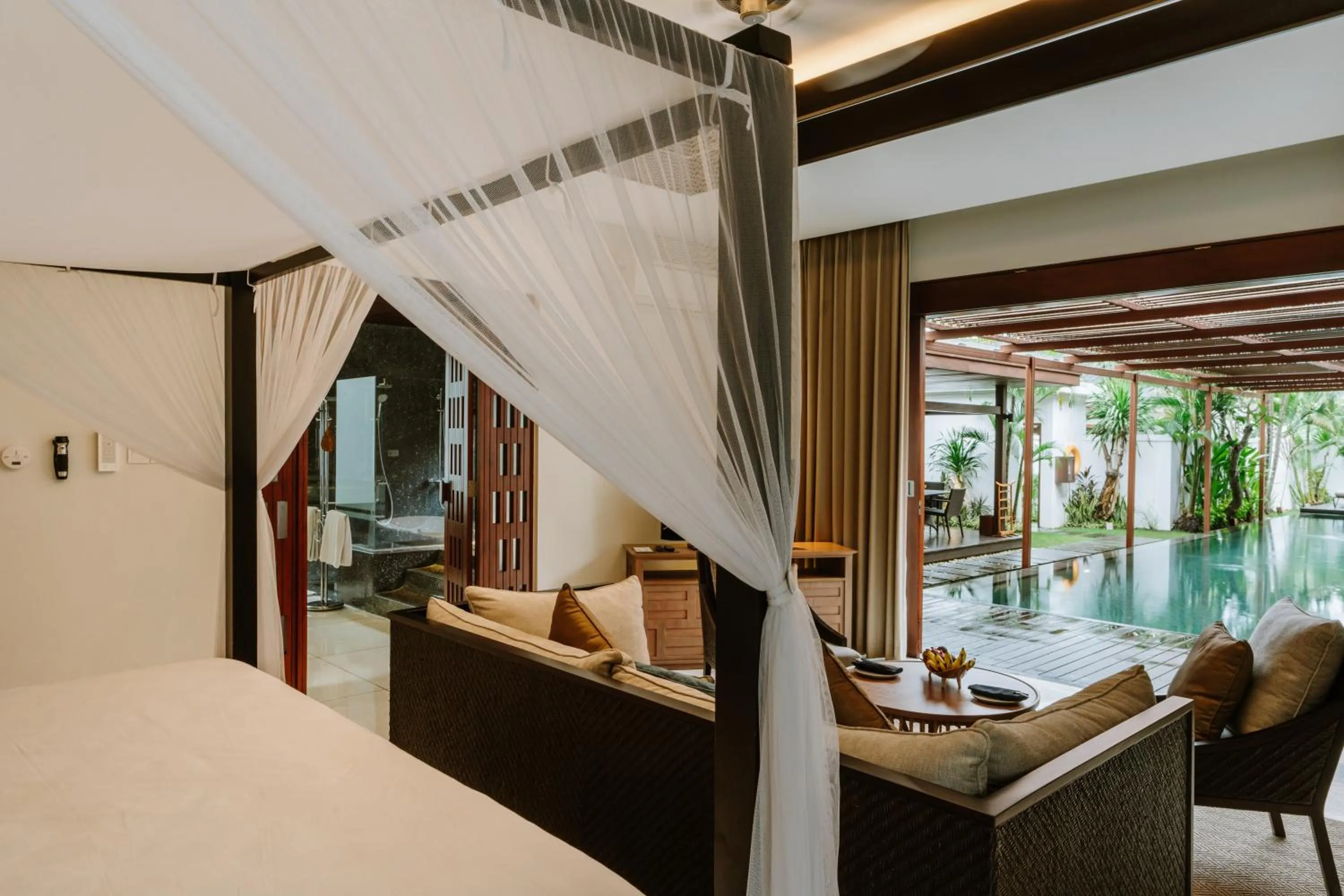 Bed in The Samaya Seminyak Bali