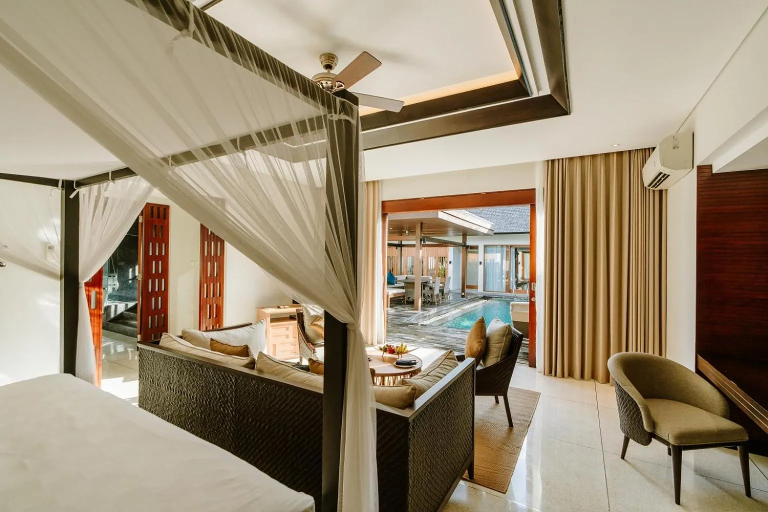 Bed in The Samaya Seminyak Bali