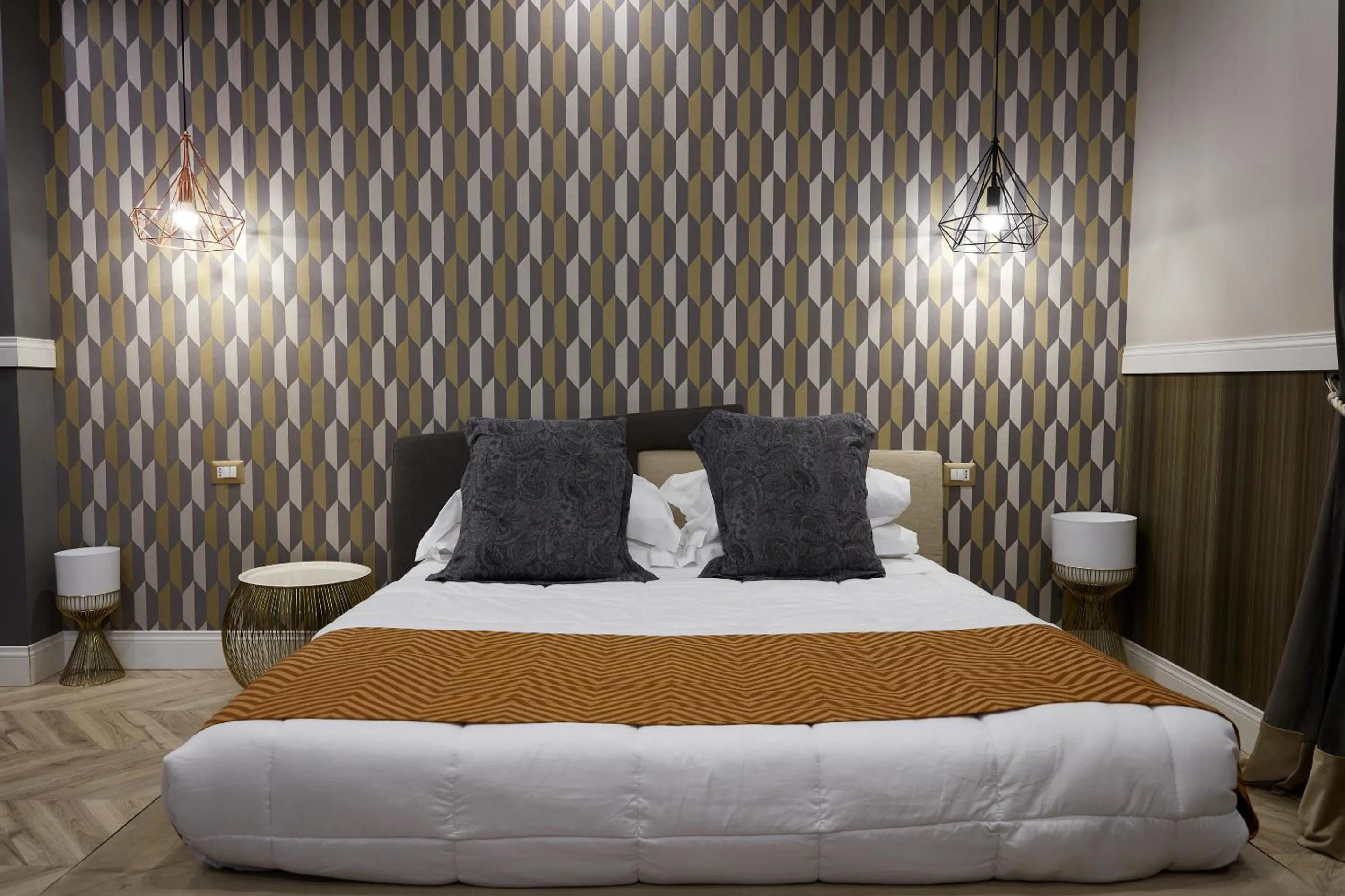 Bed in Hotel Roma Vaticano