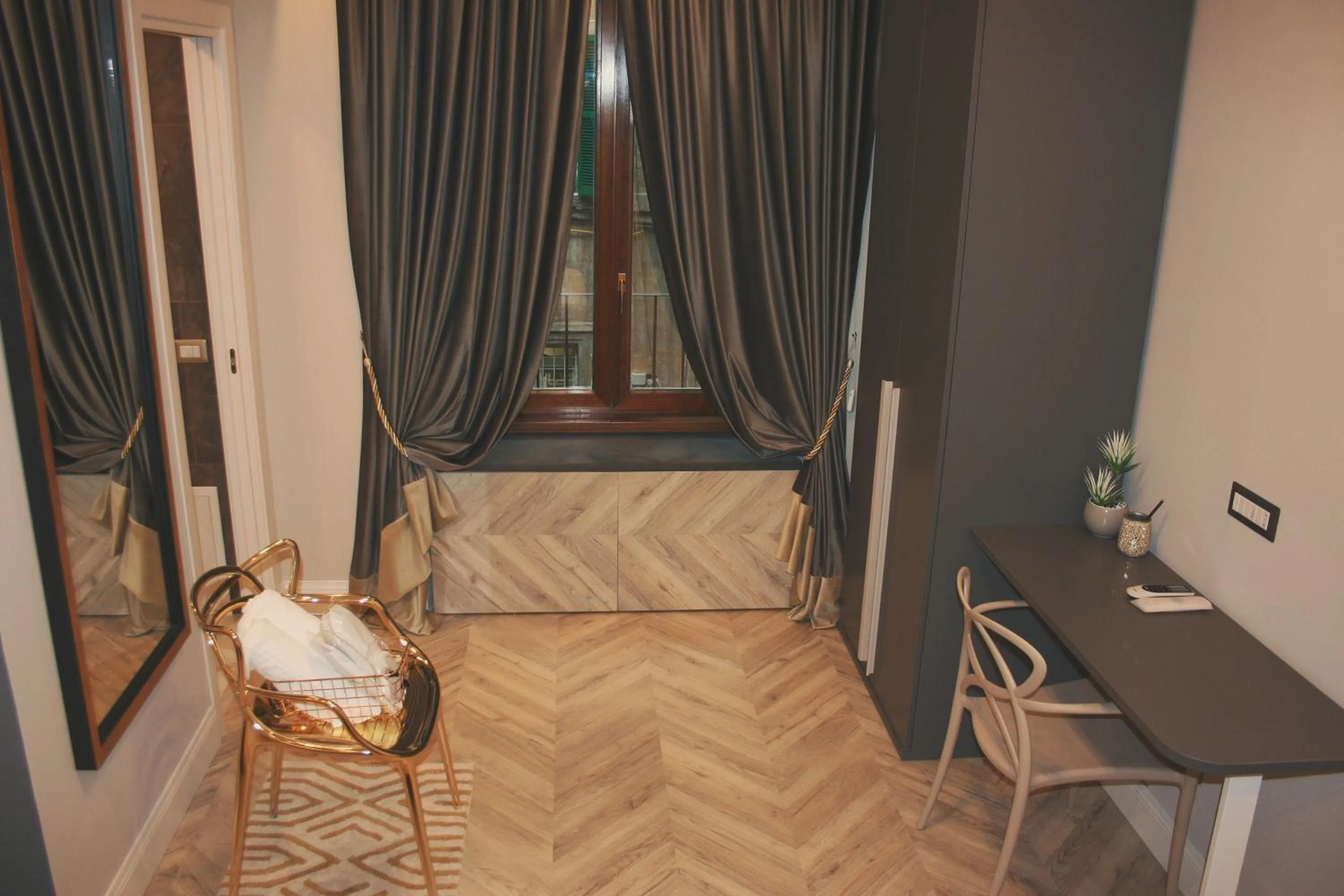 Seating area in Hotel Roma Vaticano