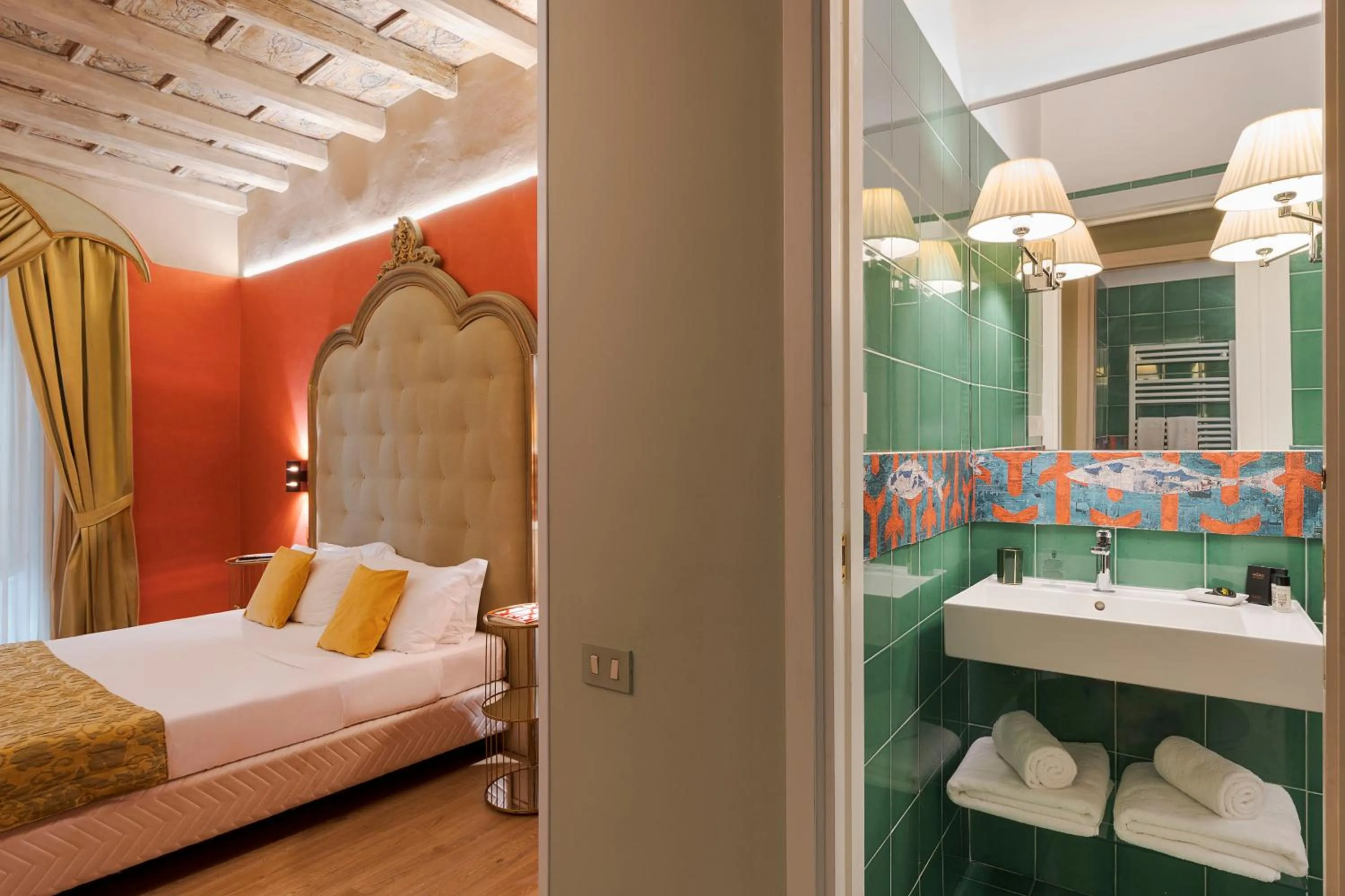 Bedroom, Bed in Palazzo Arone dei Baroni di Valentino