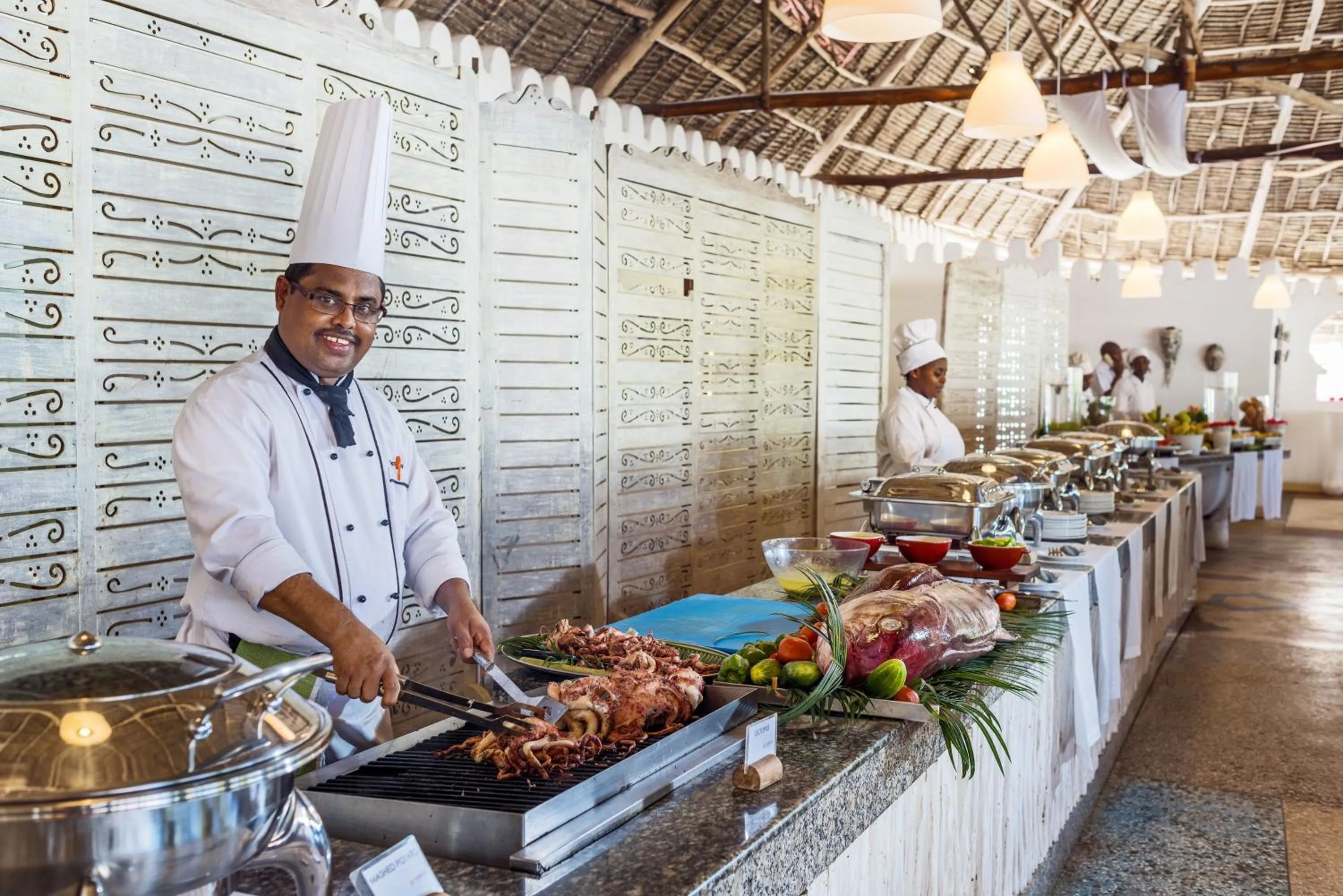 Restaurant/places to eat in Diamonds Mapenzi Beach