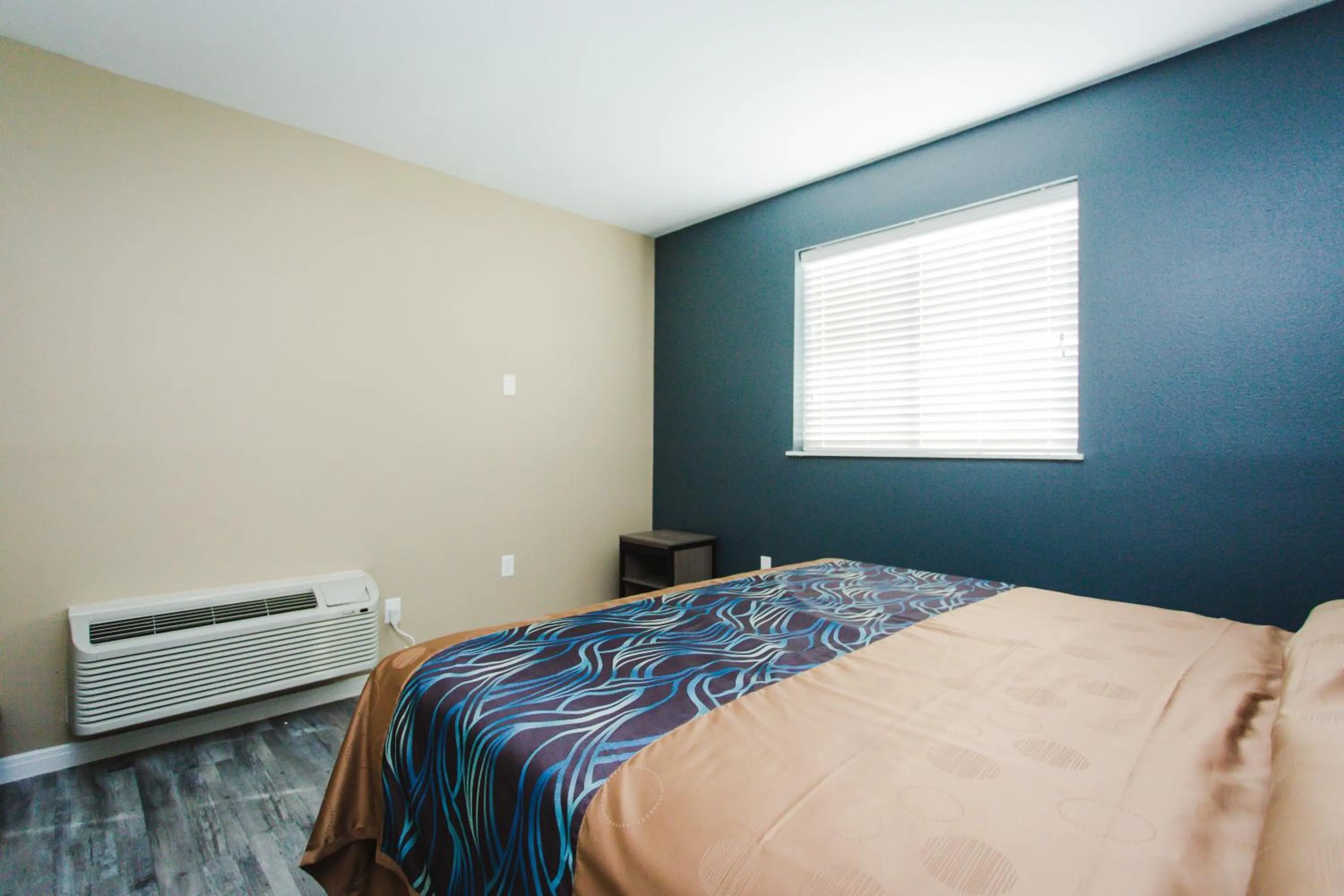 Bed in Budget Host Inn & Suites