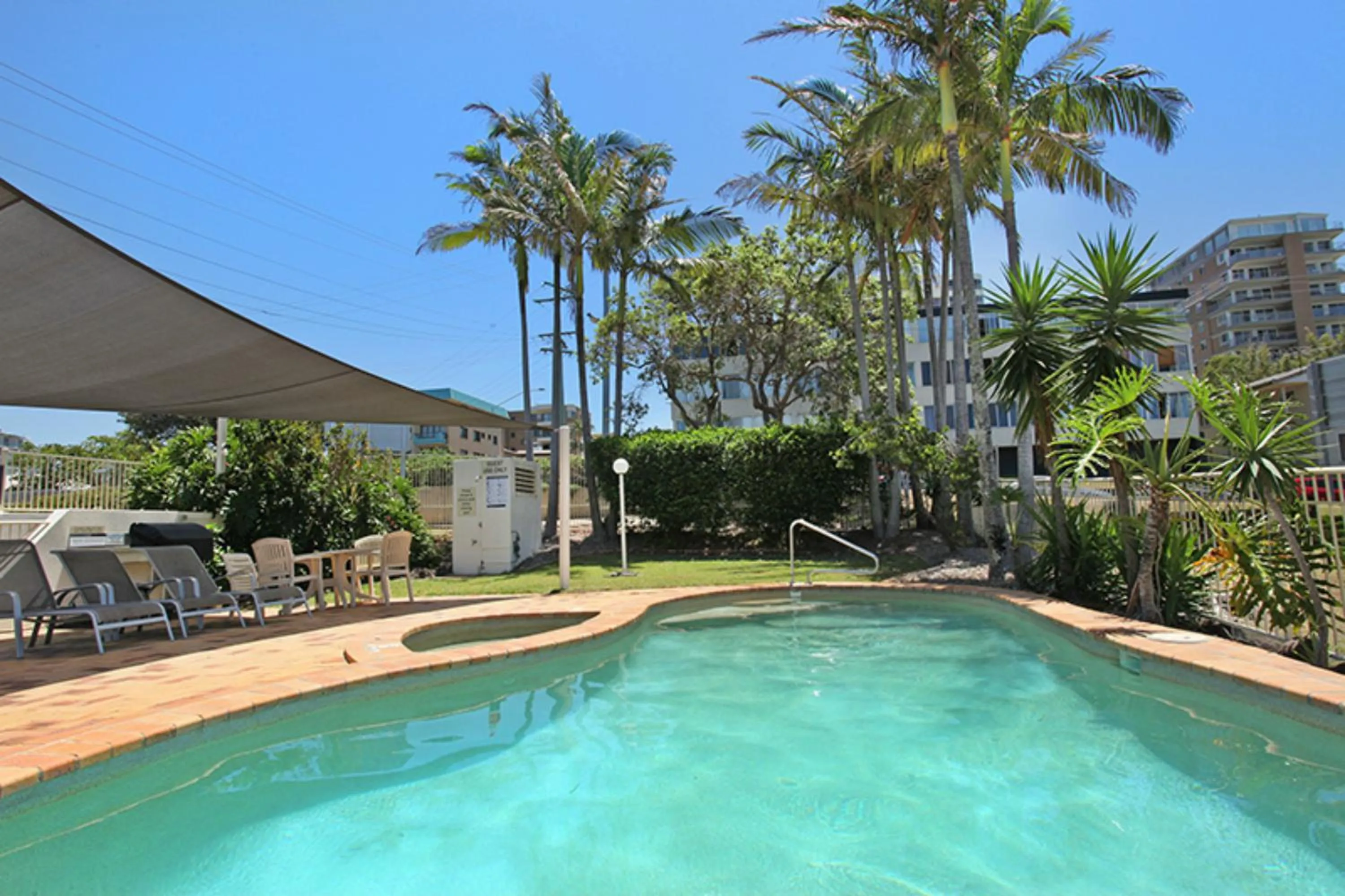 BBQ facilities in Kings Way Apartments