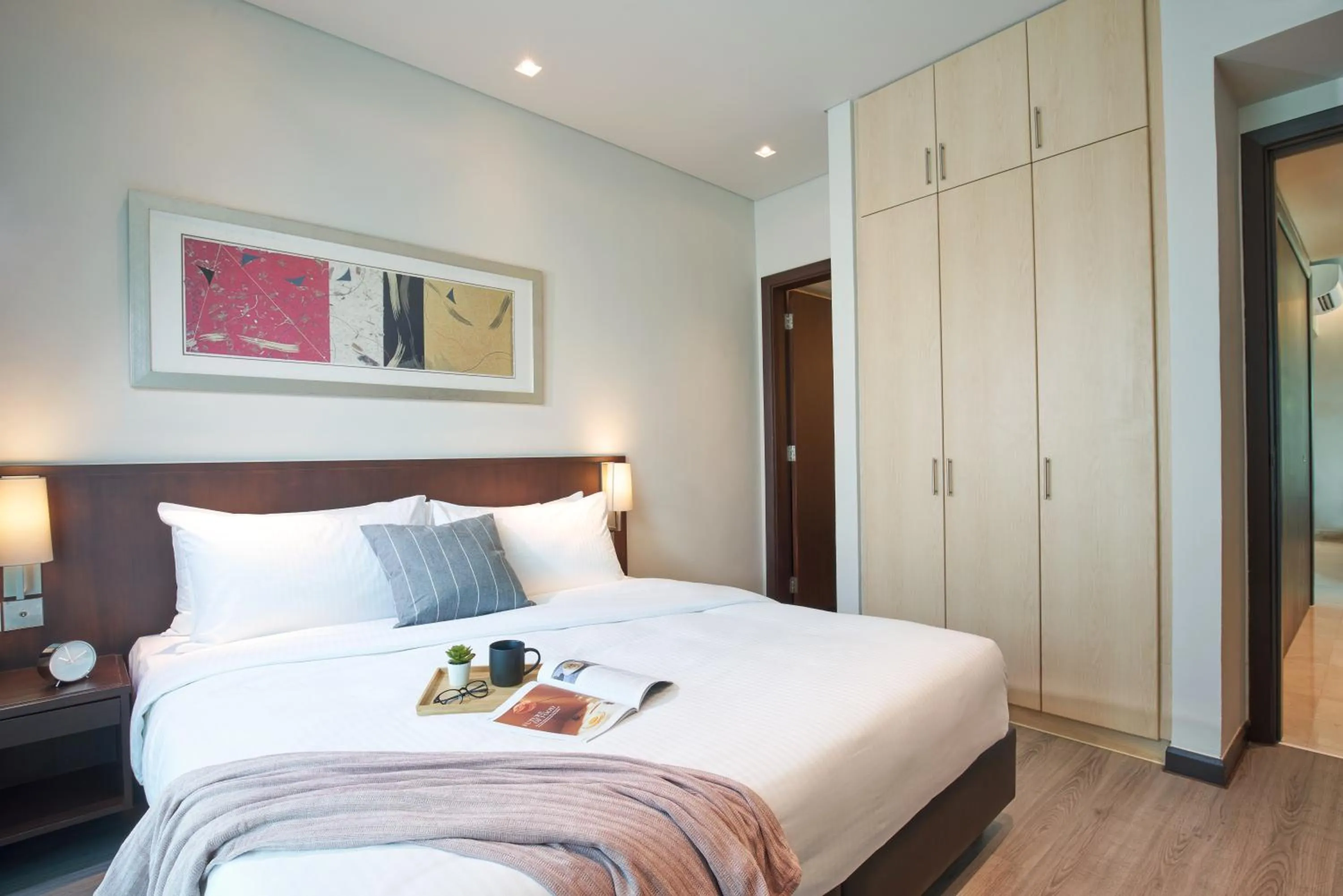 Bedroom, Bed in Somerset Bencoolen Singapore