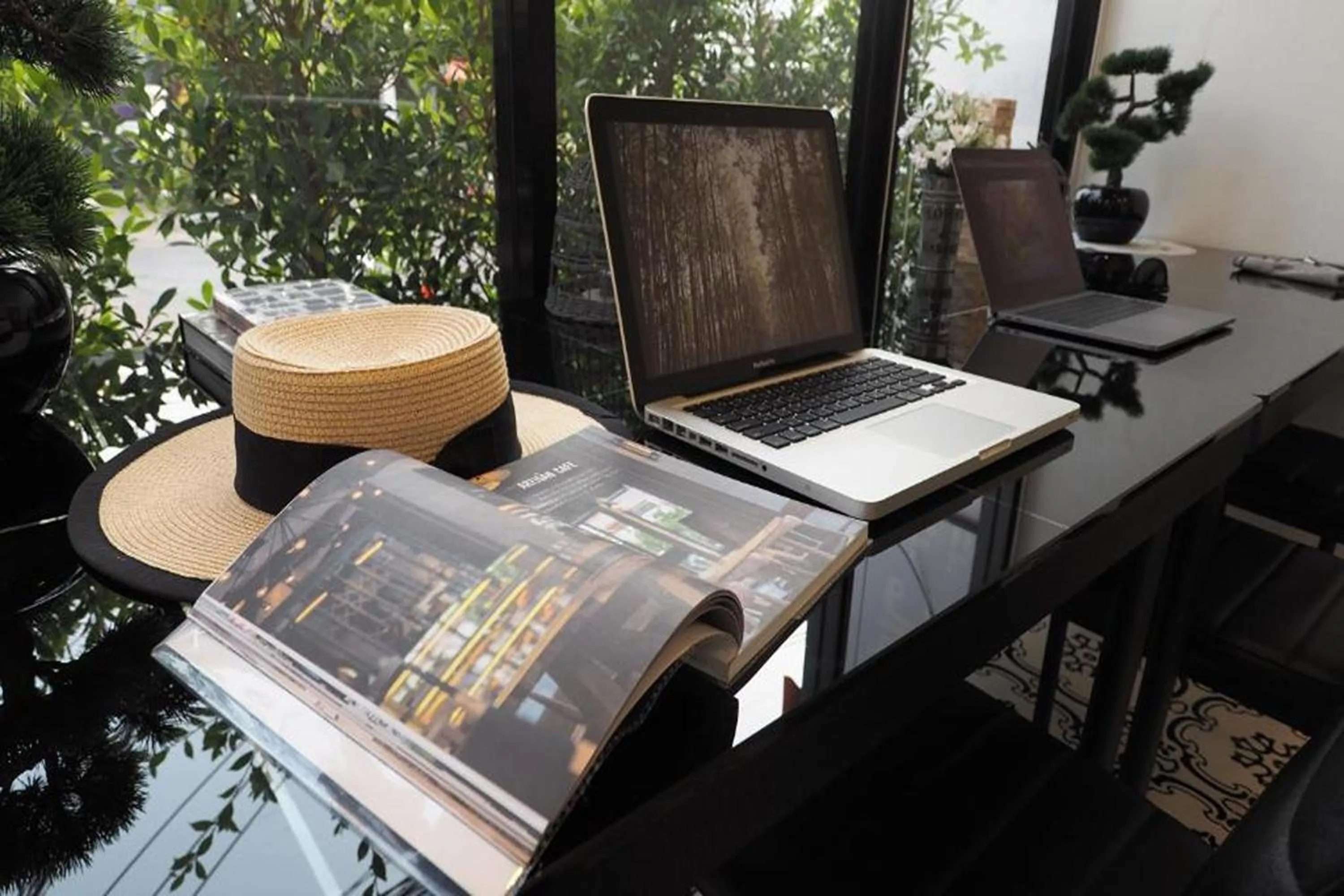 Seating area in Phukhao Hostel