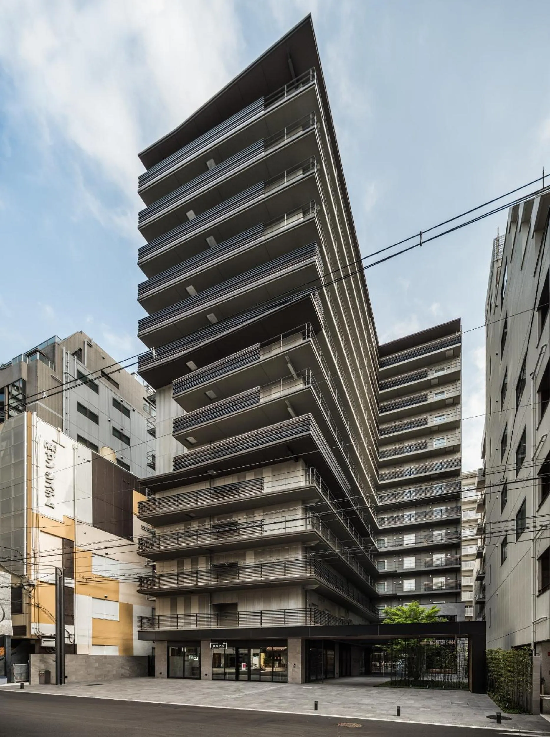 Property building in Bespoke Hotel Shinsaibashi