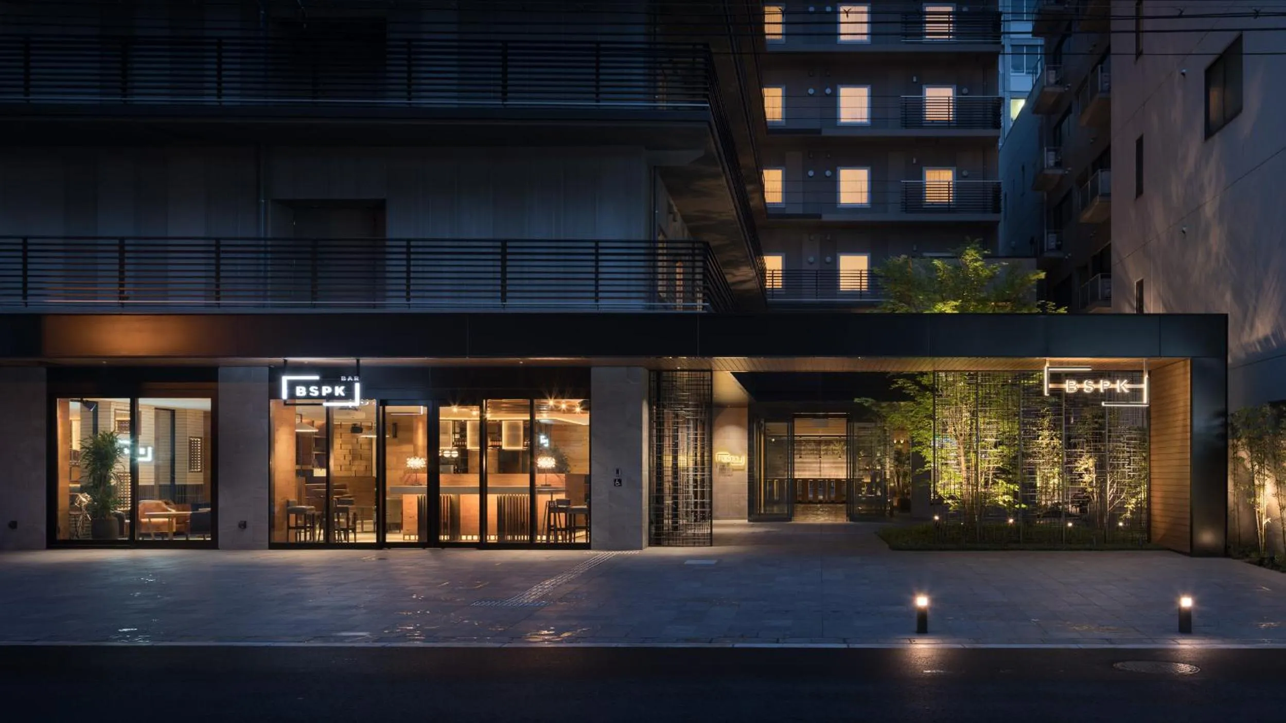 Facade/entrance in Bespoke Hotel Shinsaibashi