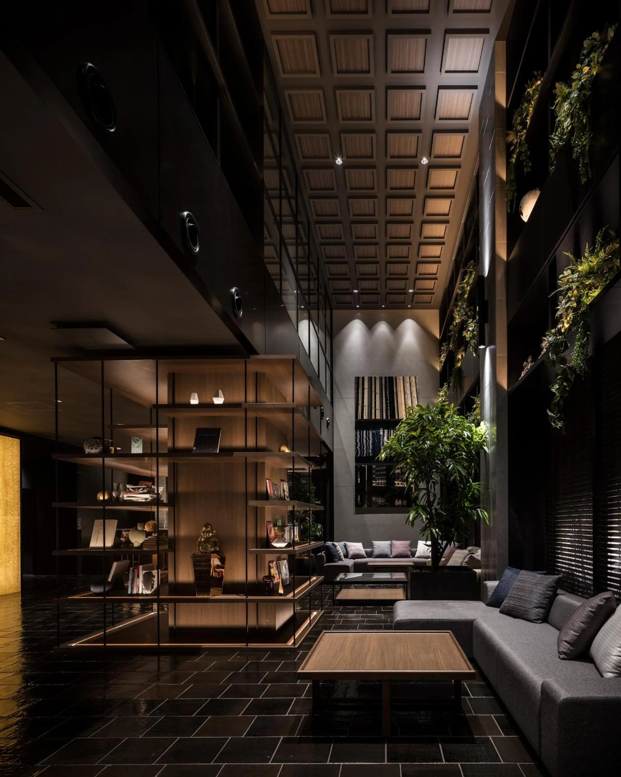 Communal lounge/ TV room in Bespoke Hotel Shinsaibashi