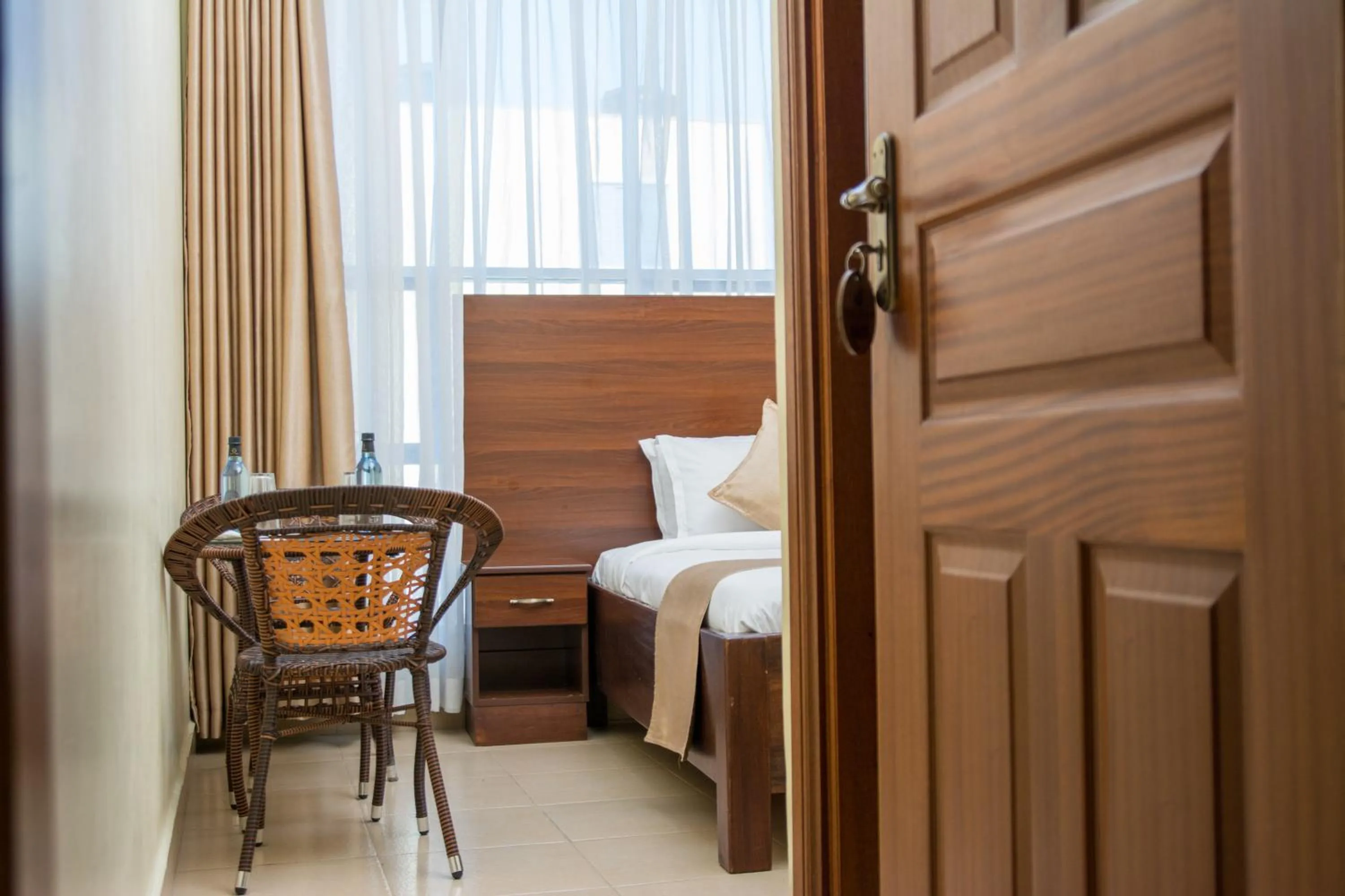 Bed in Delfirm Hotel