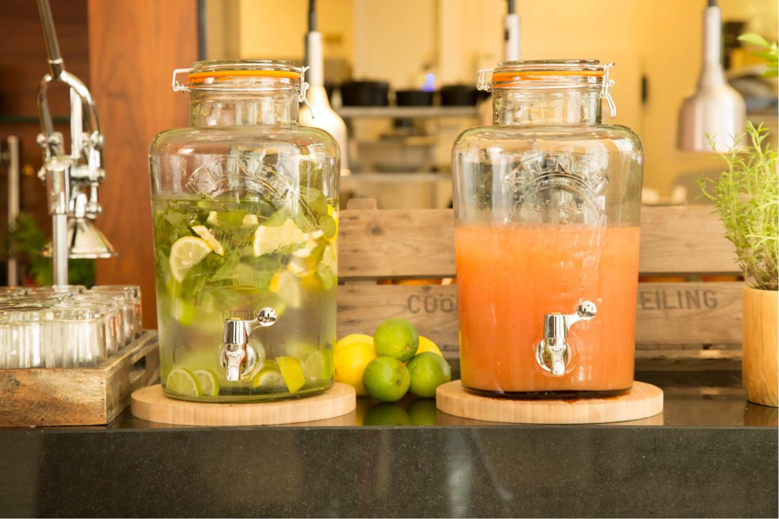 Buffet breakfast in Radisson Blu Hotel, Cardiff