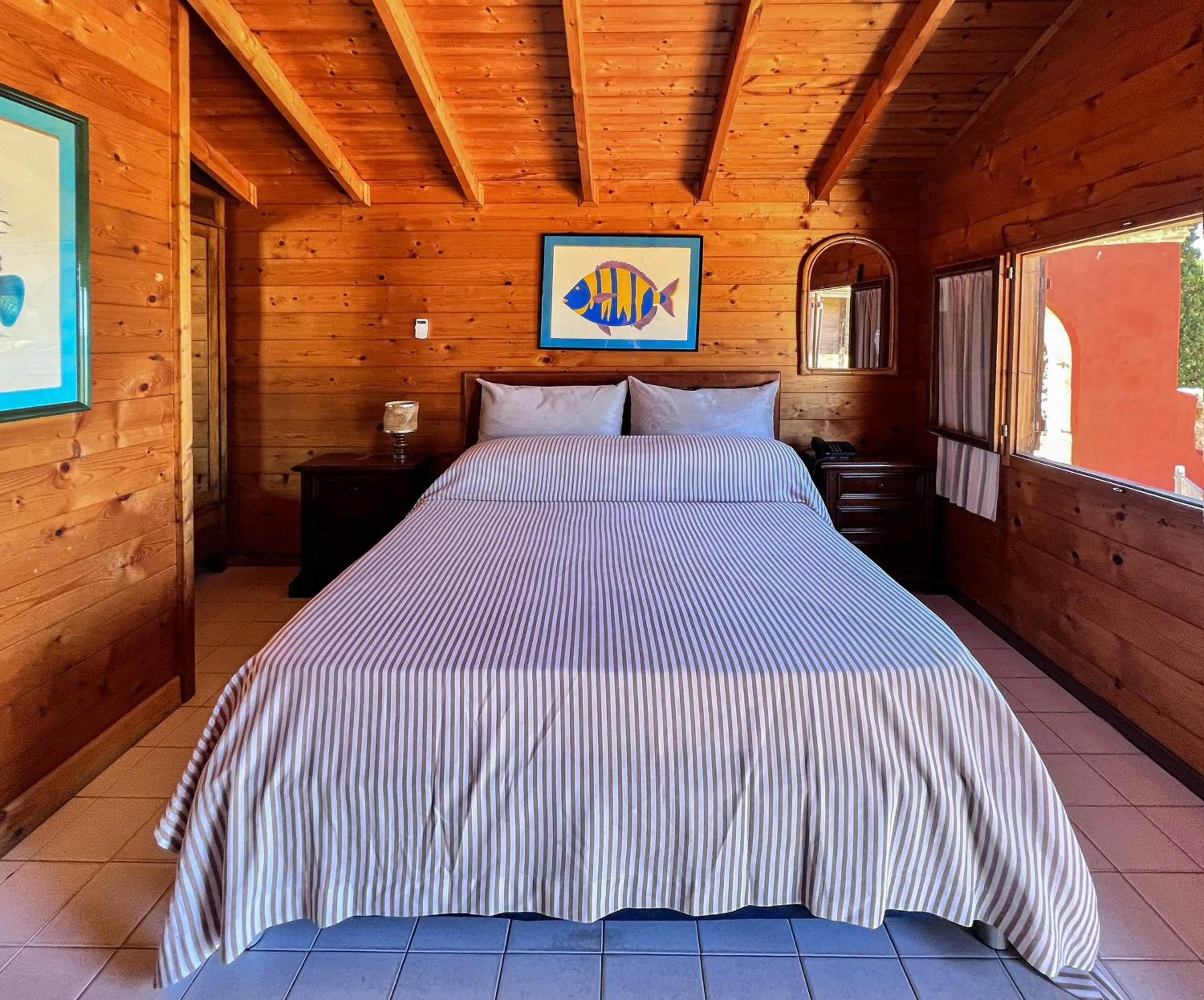 Bed in Aeneas' Landing Resort