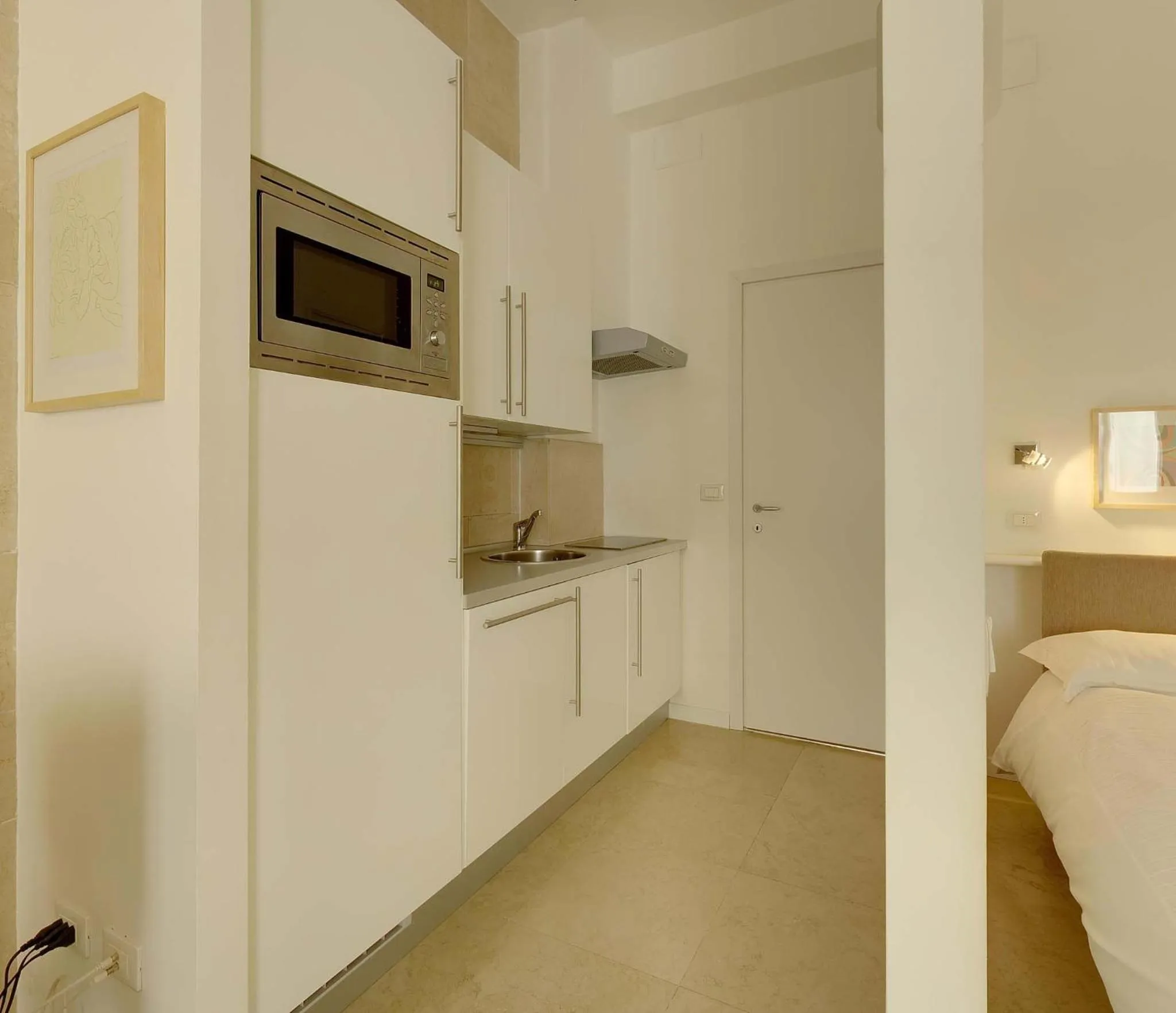 Bed in Milan Apartment Rental