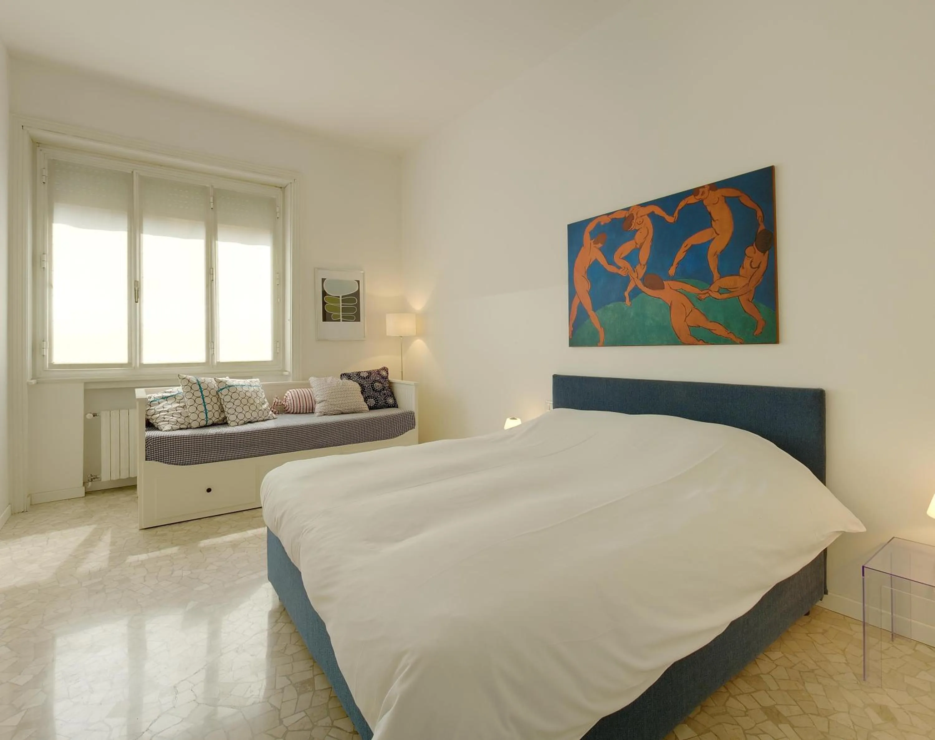 Bedroom, Bed in Milan Apartment Rental