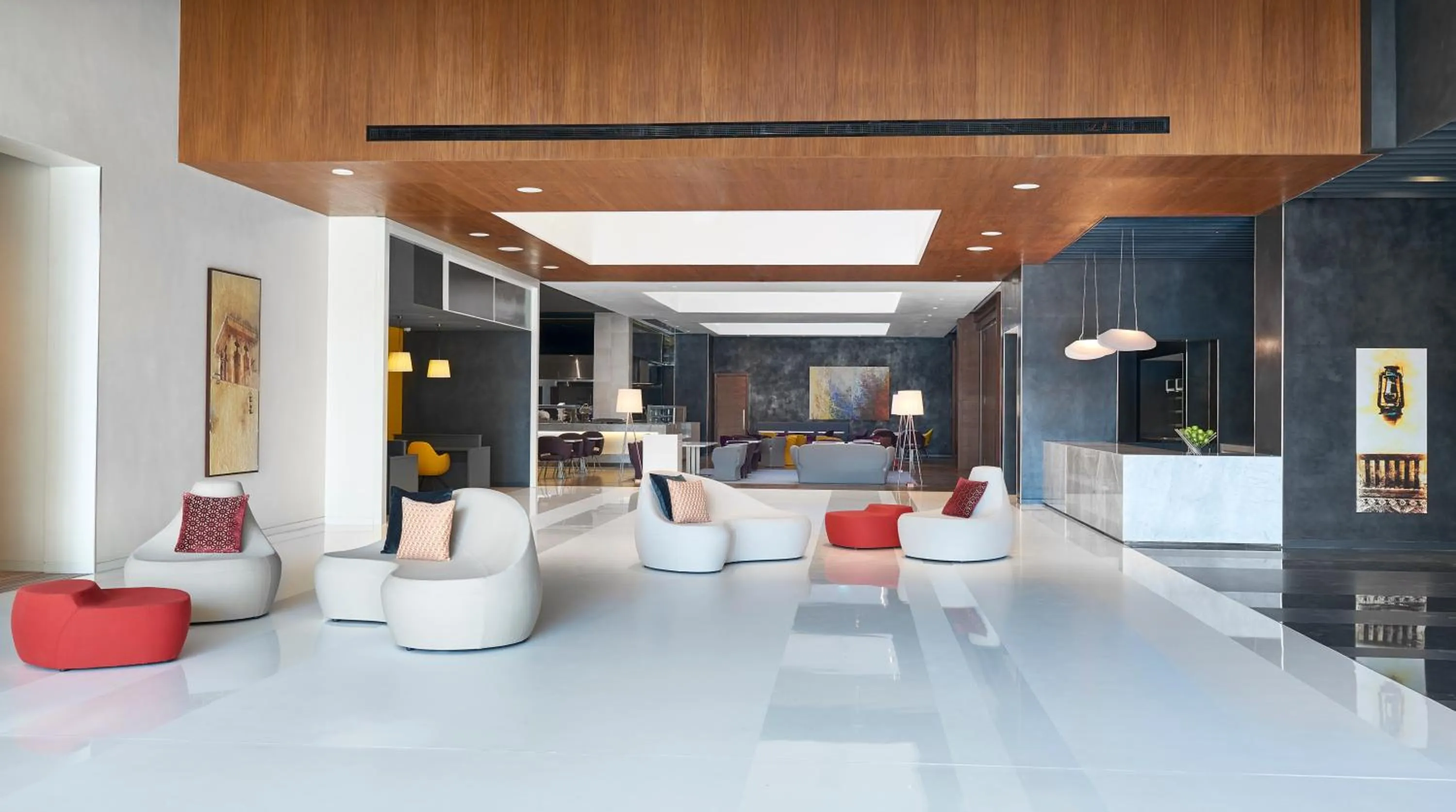 Lobby or reception in Hyatt Place Dubai Wasl District Residences