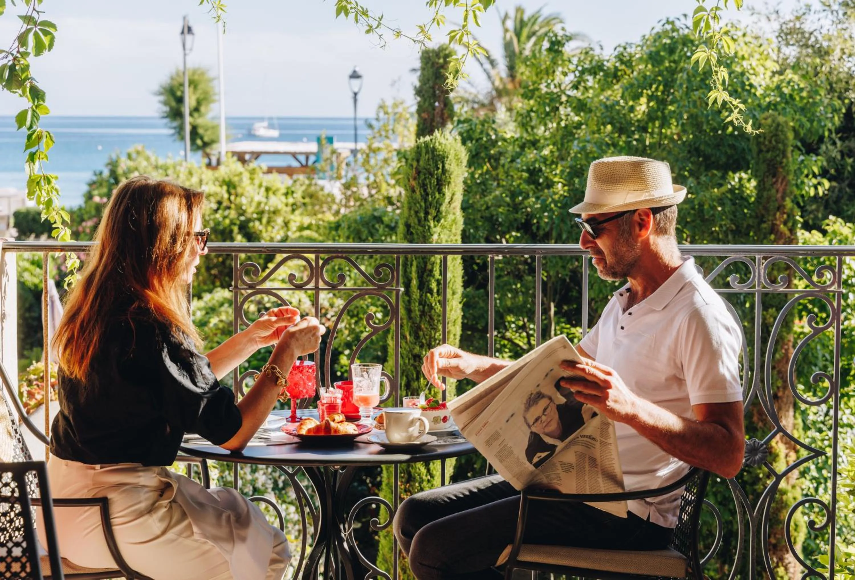Balcony/Terrace in Hôtel Liberata & Spa