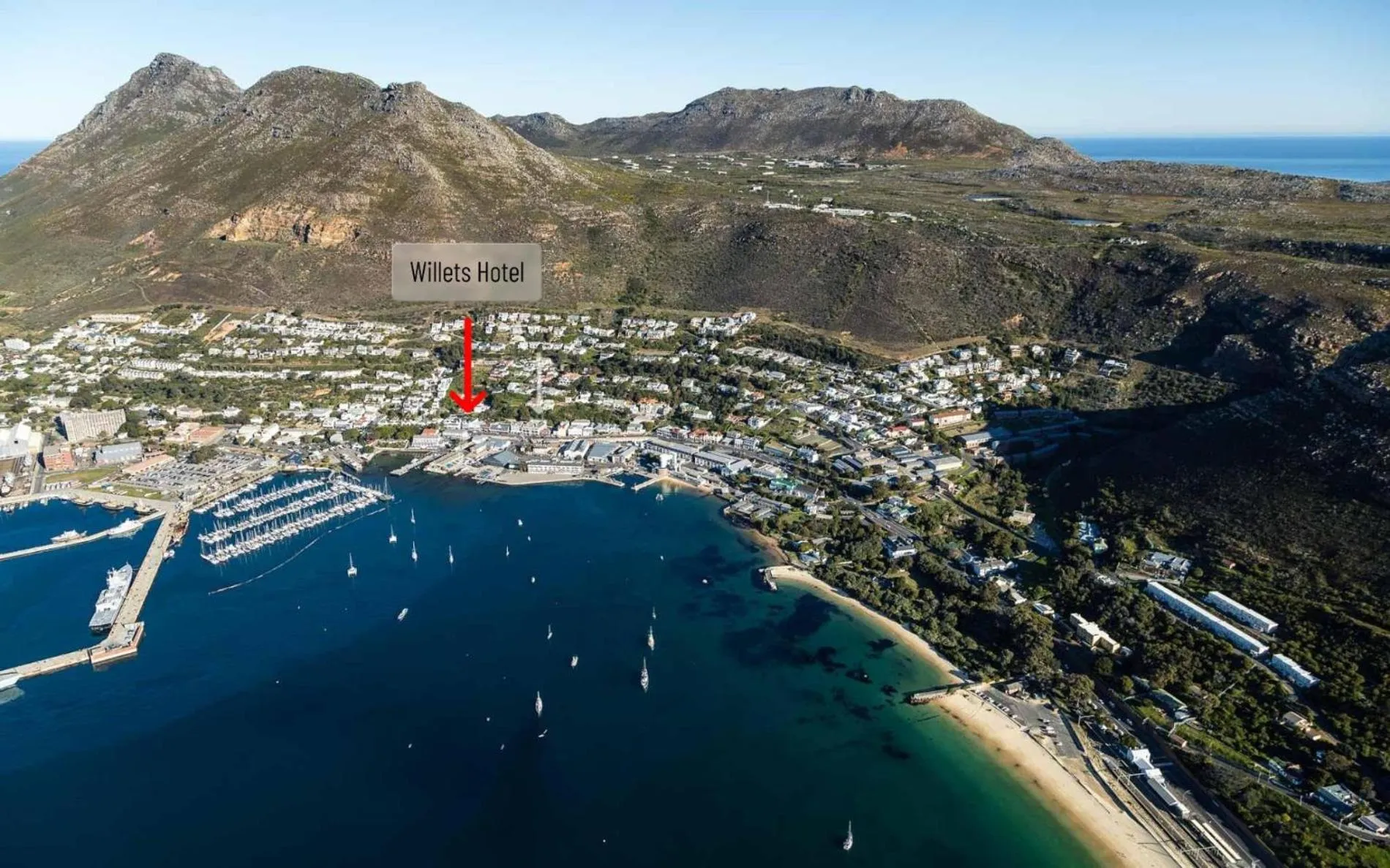 Bird's eye view in The Willets Boutique Hotel