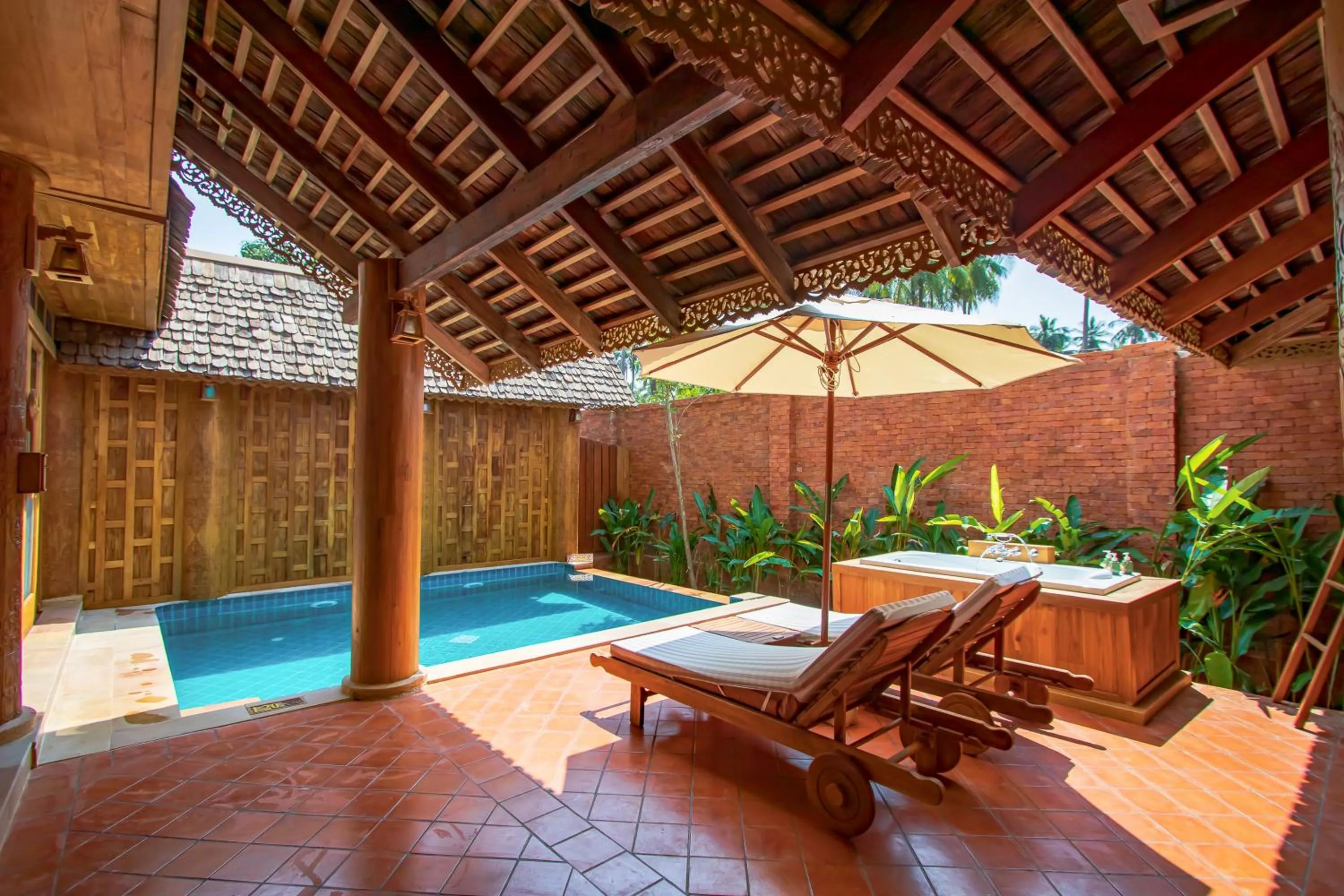 Pool view in Santhiya Phuket Natai Resort & Spa