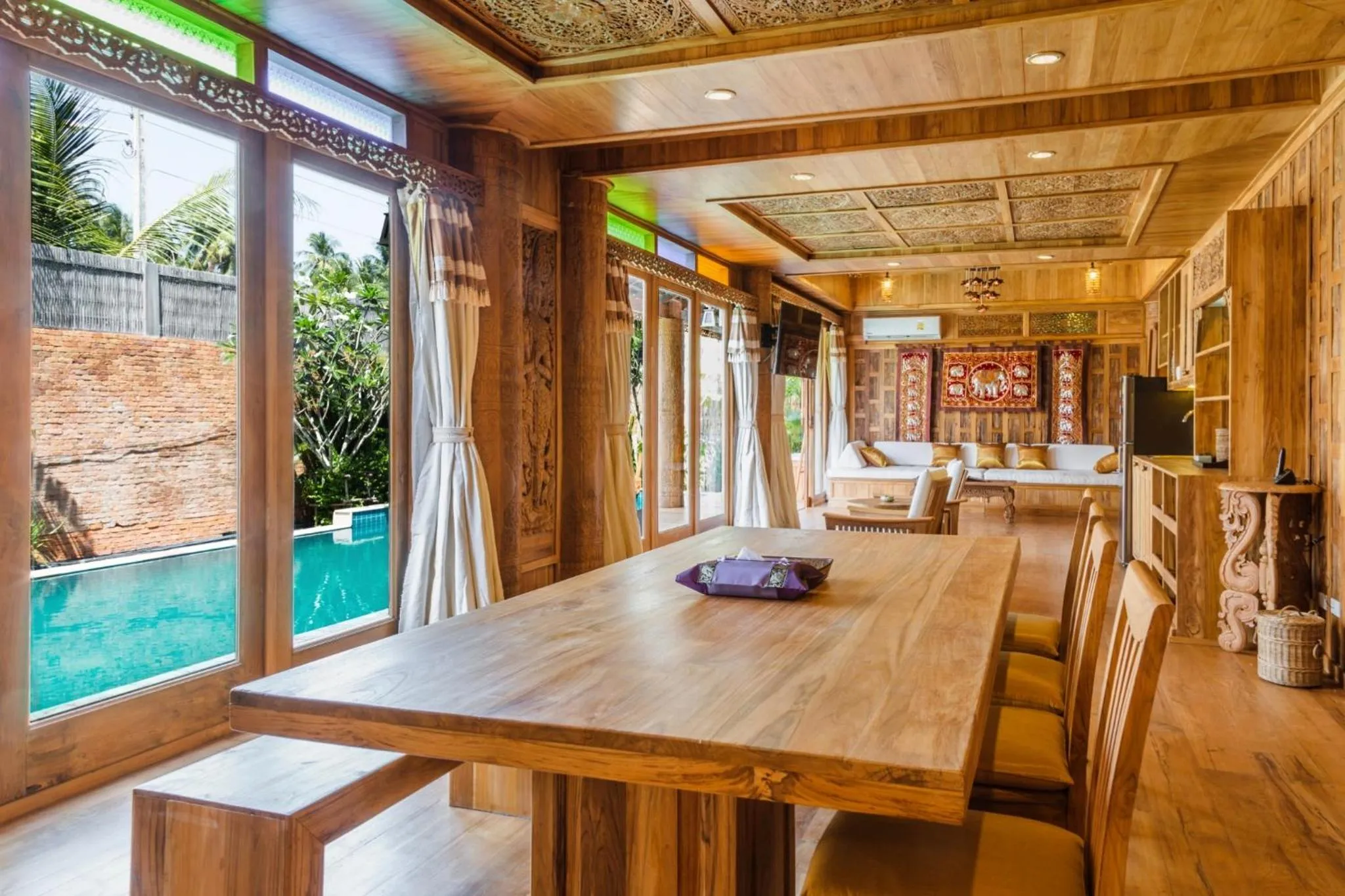 Living room in Santhiya Phuket Natai Resort & Spa