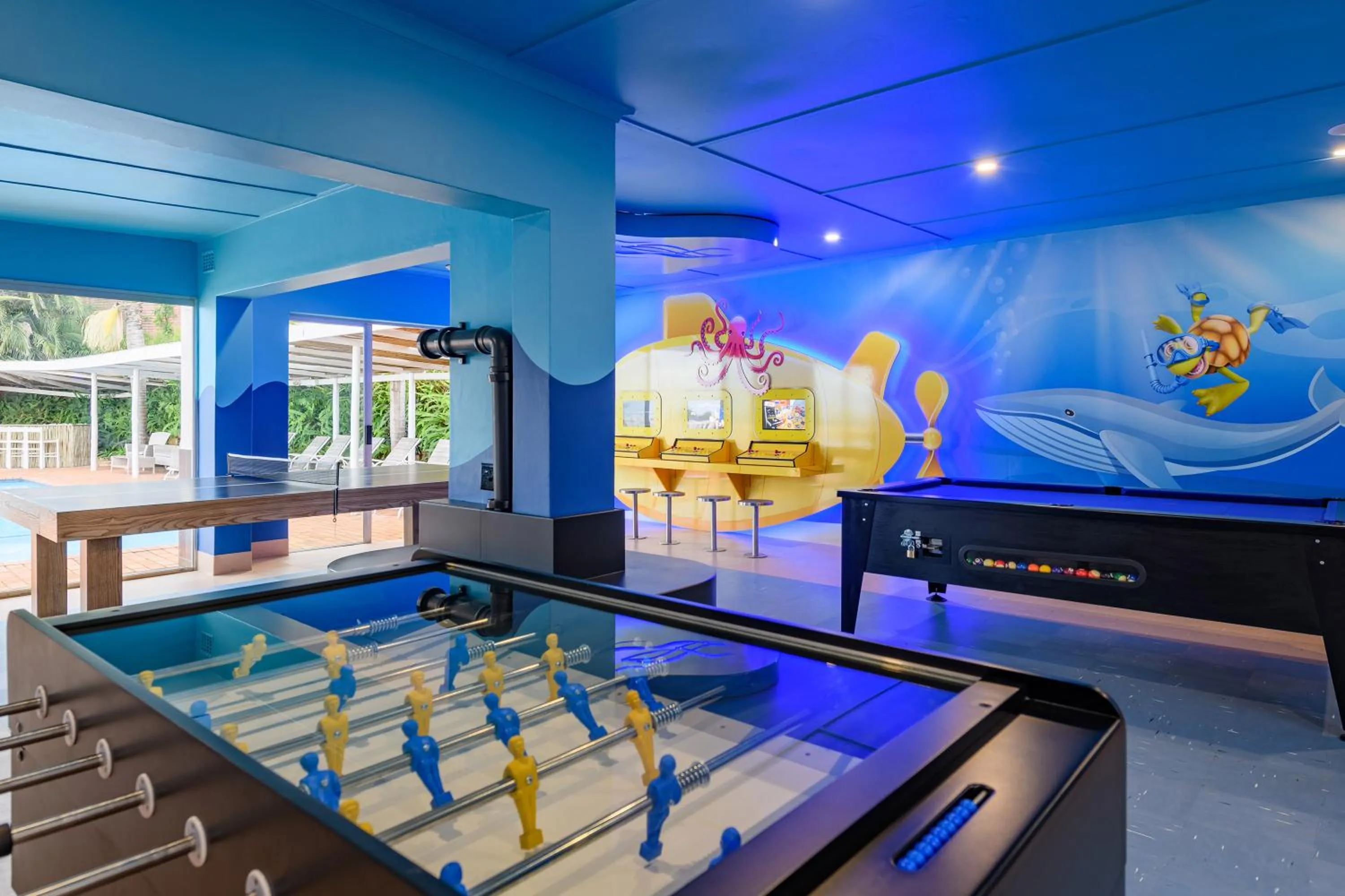 Game Room in Illovo Beach Club