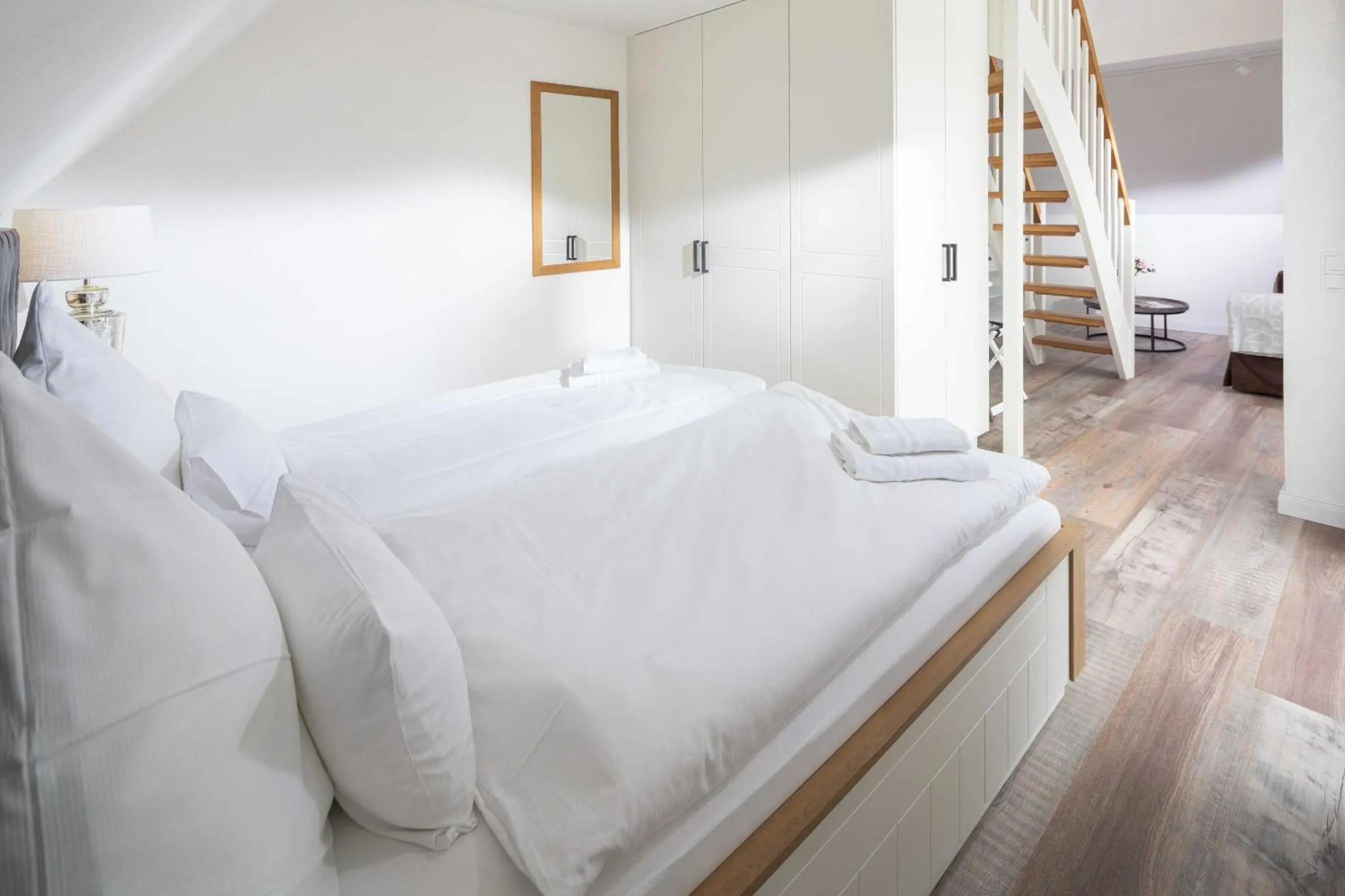 Bedroom, Bed in Heimathafen Juist