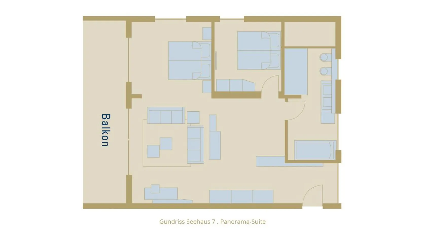 Floor plan in Hotel Heinzler am See