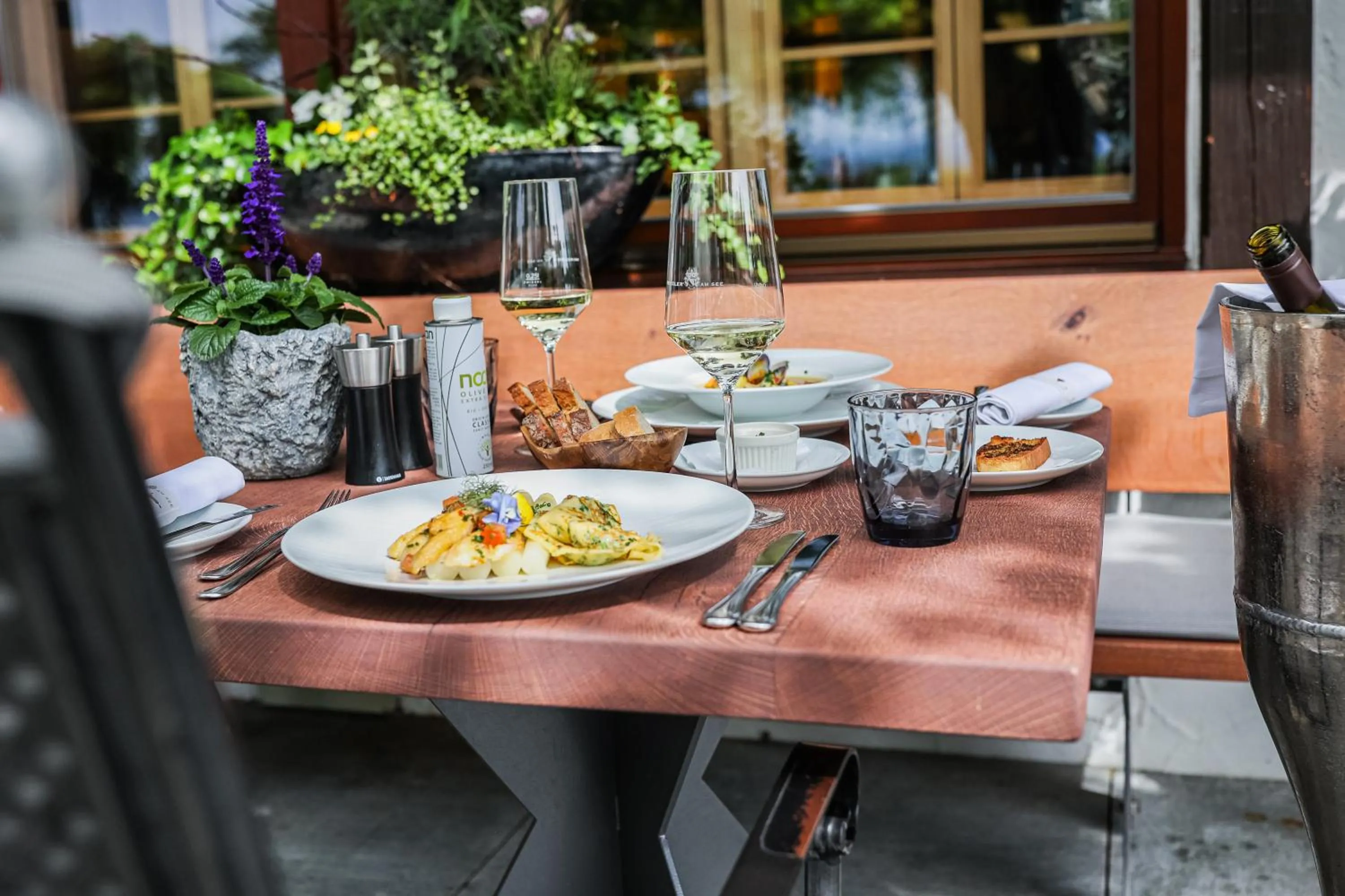 Food and drinks in Hotel Heinzler am See