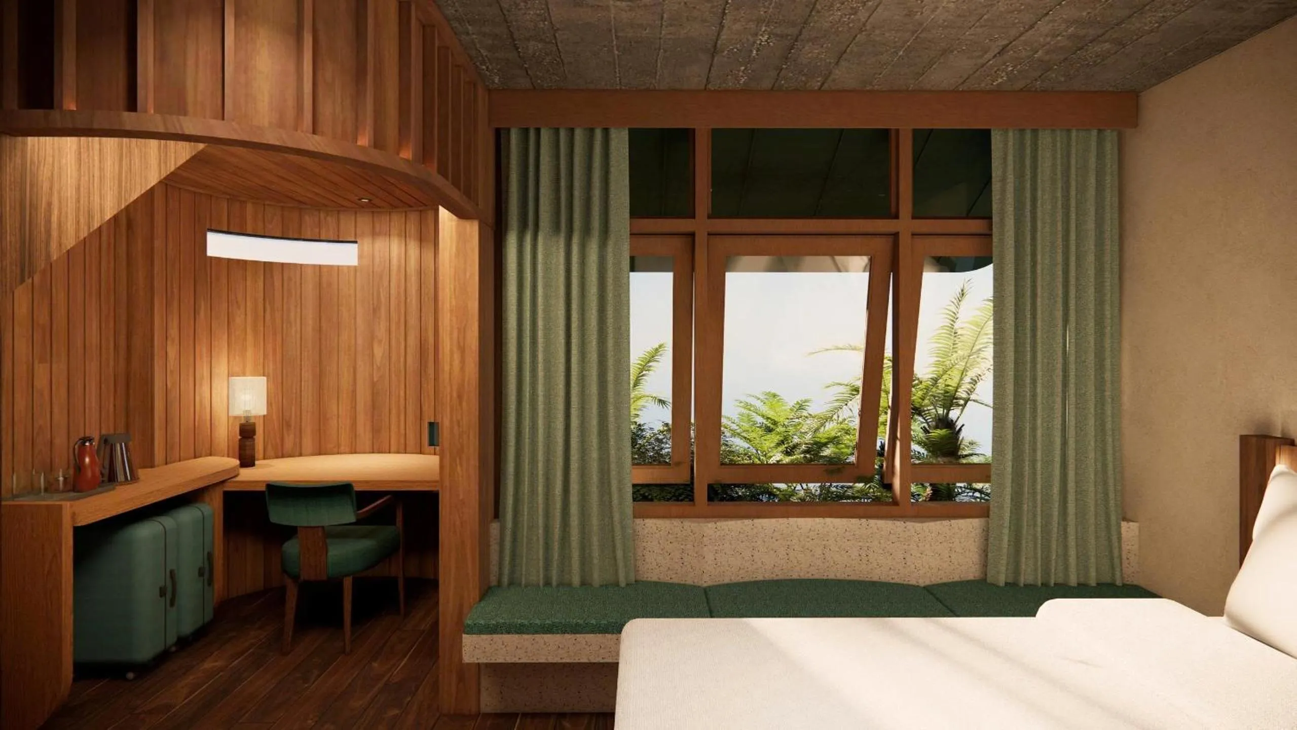 Garden view, Bed in The Memory Danang Boutique