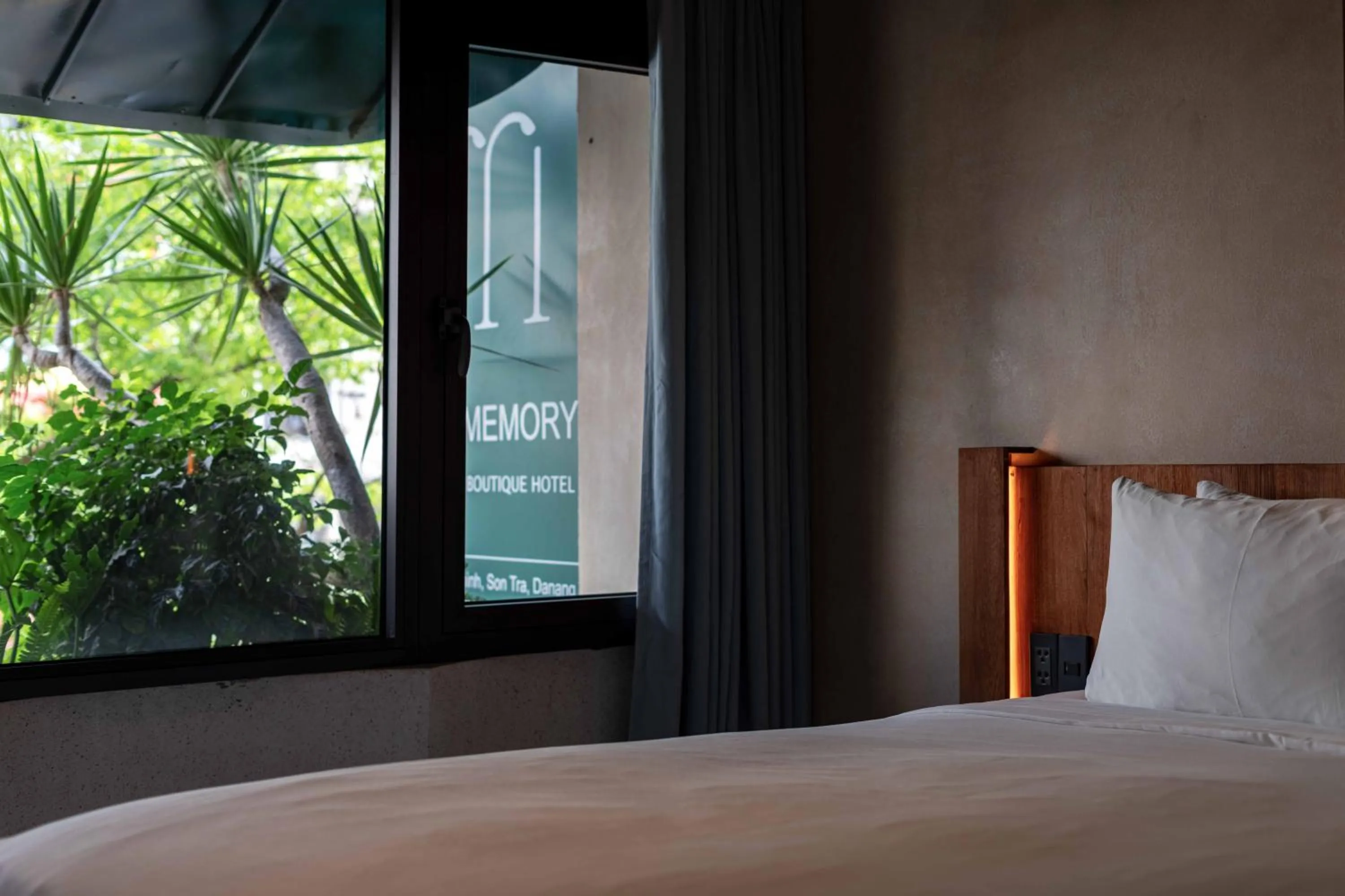 View (from property/room), Bed in The Memory Danang Boutique