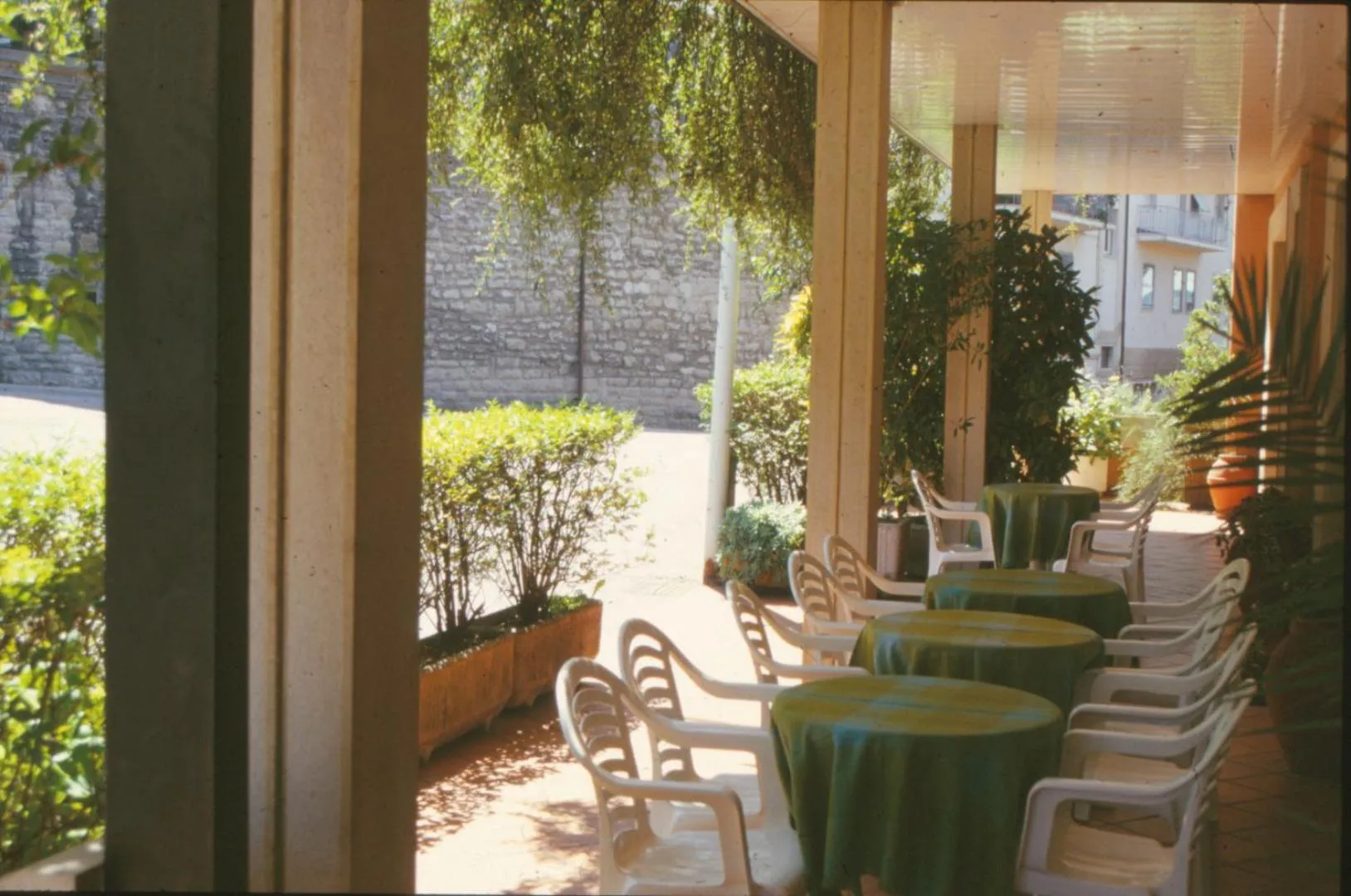 Patio in Hotel Quercia Antica
