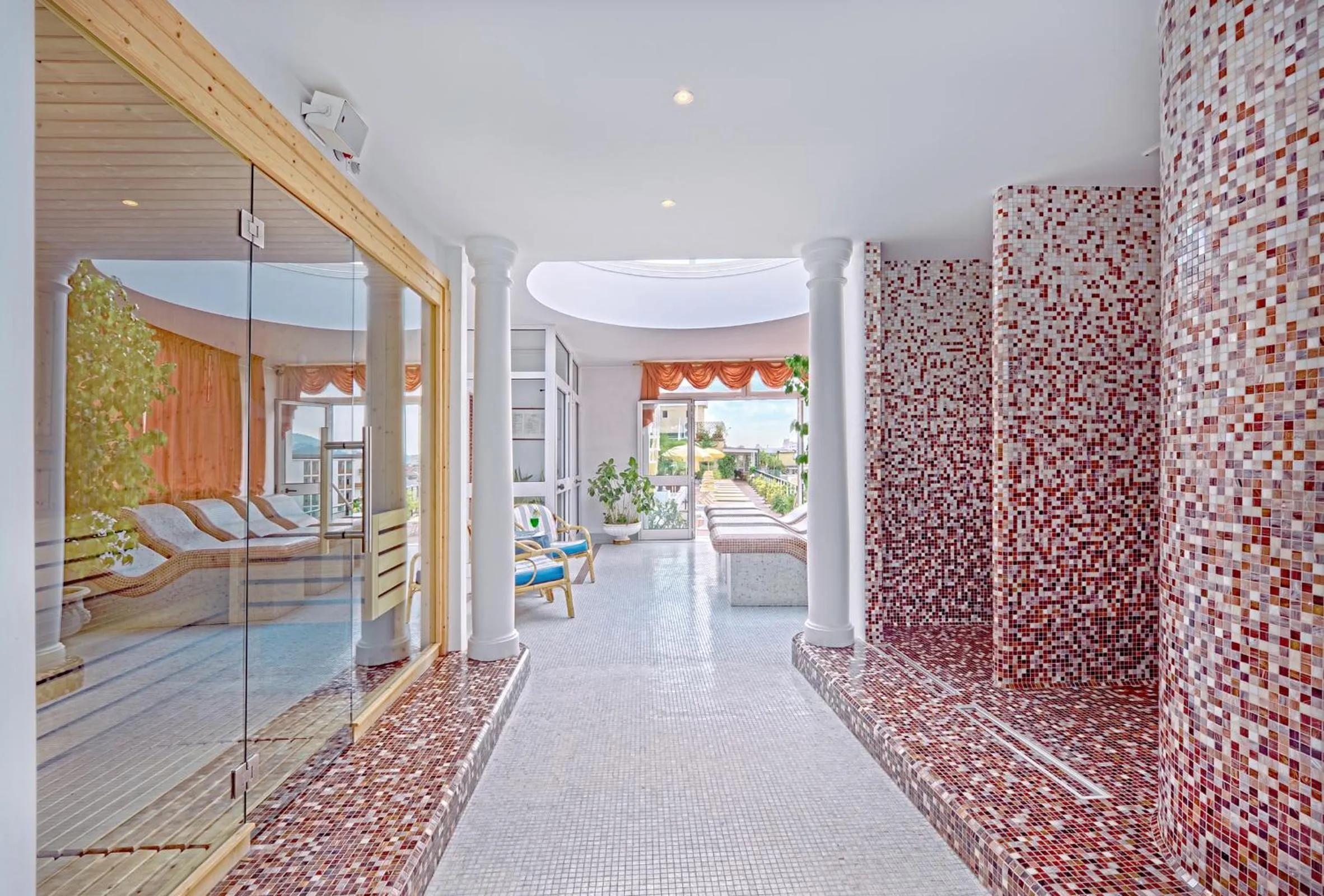 Sauna in Hotel Aurora Terme