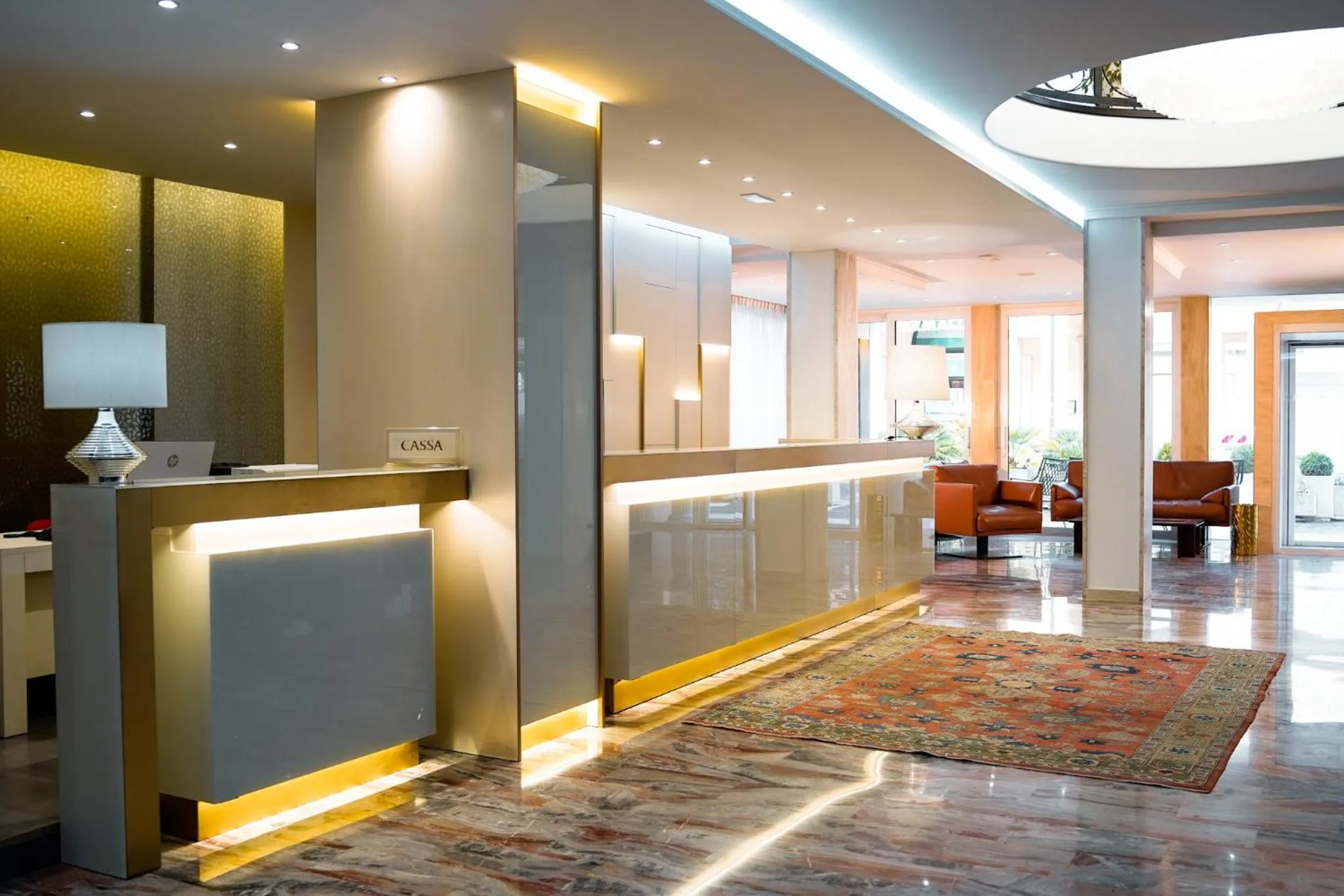 Lobby or reception in Hotel Aurora Terme