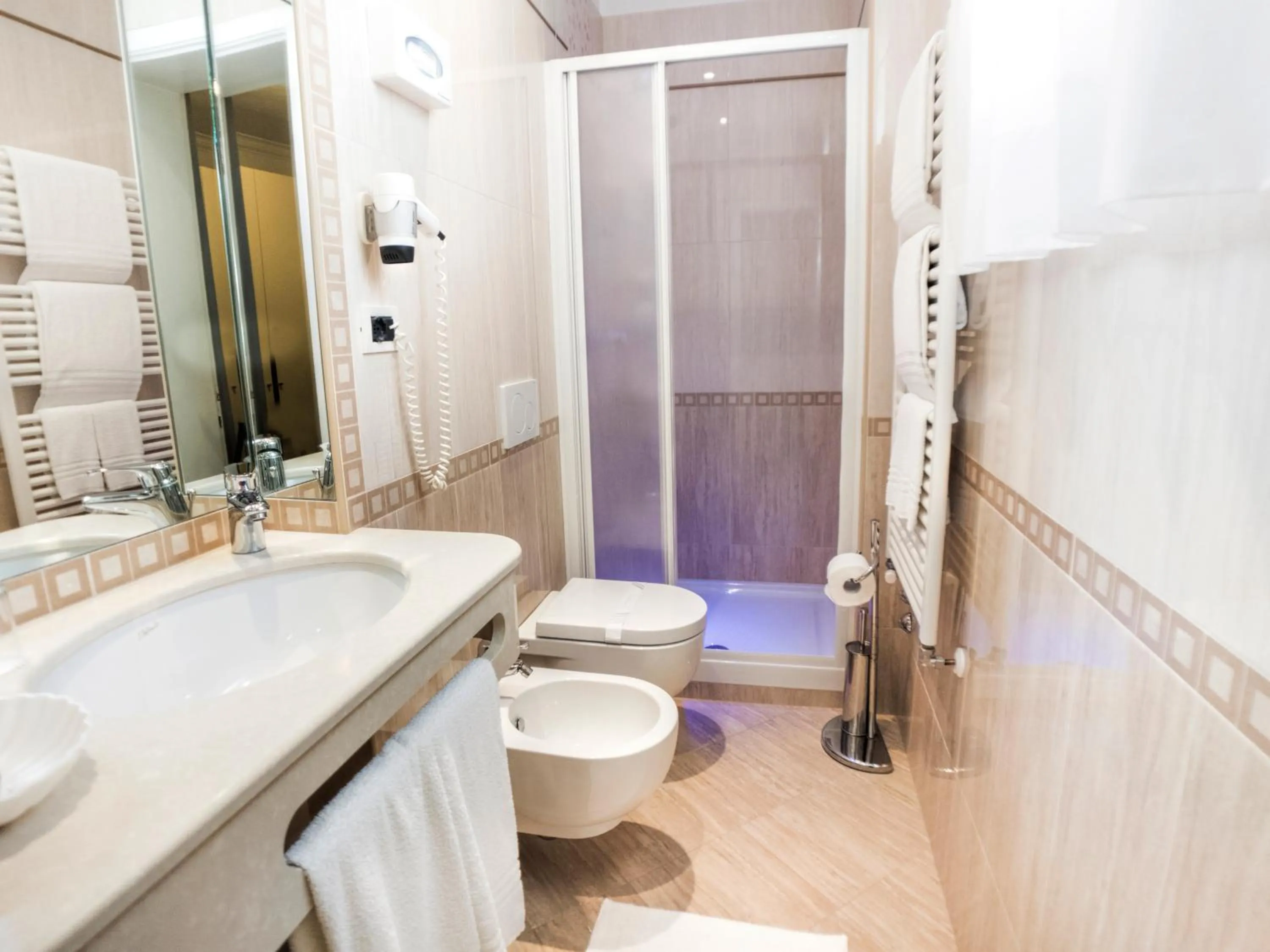 Toilet in Hotel Aurora Terme