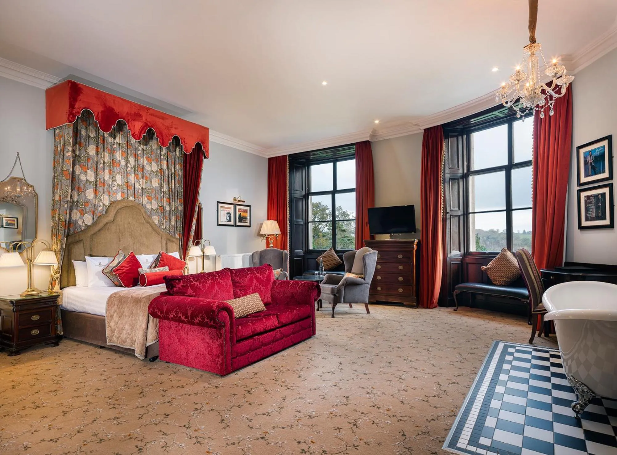 Bed in Markree Castle