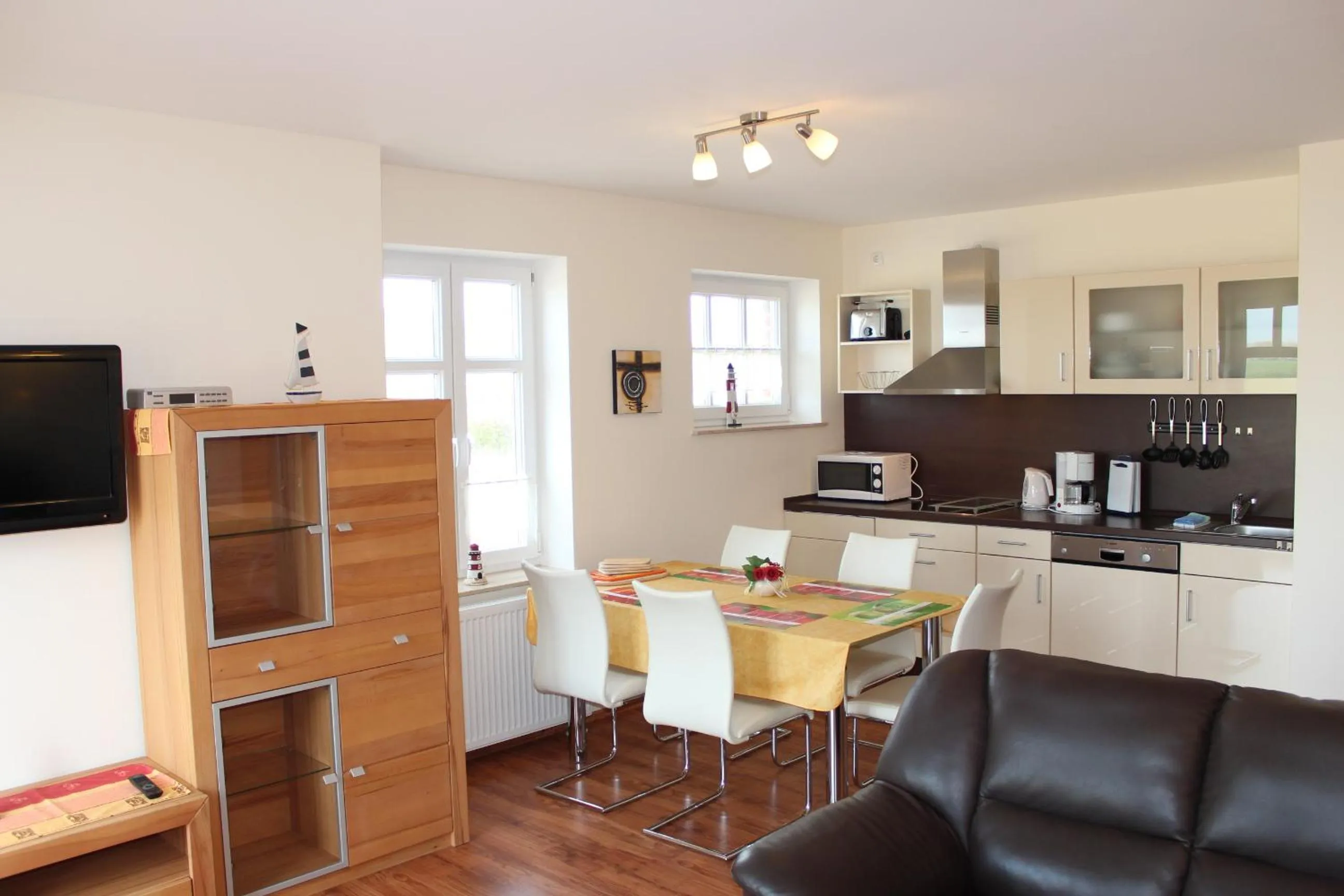 Dining area in Ferienwohnungen am Museumshof