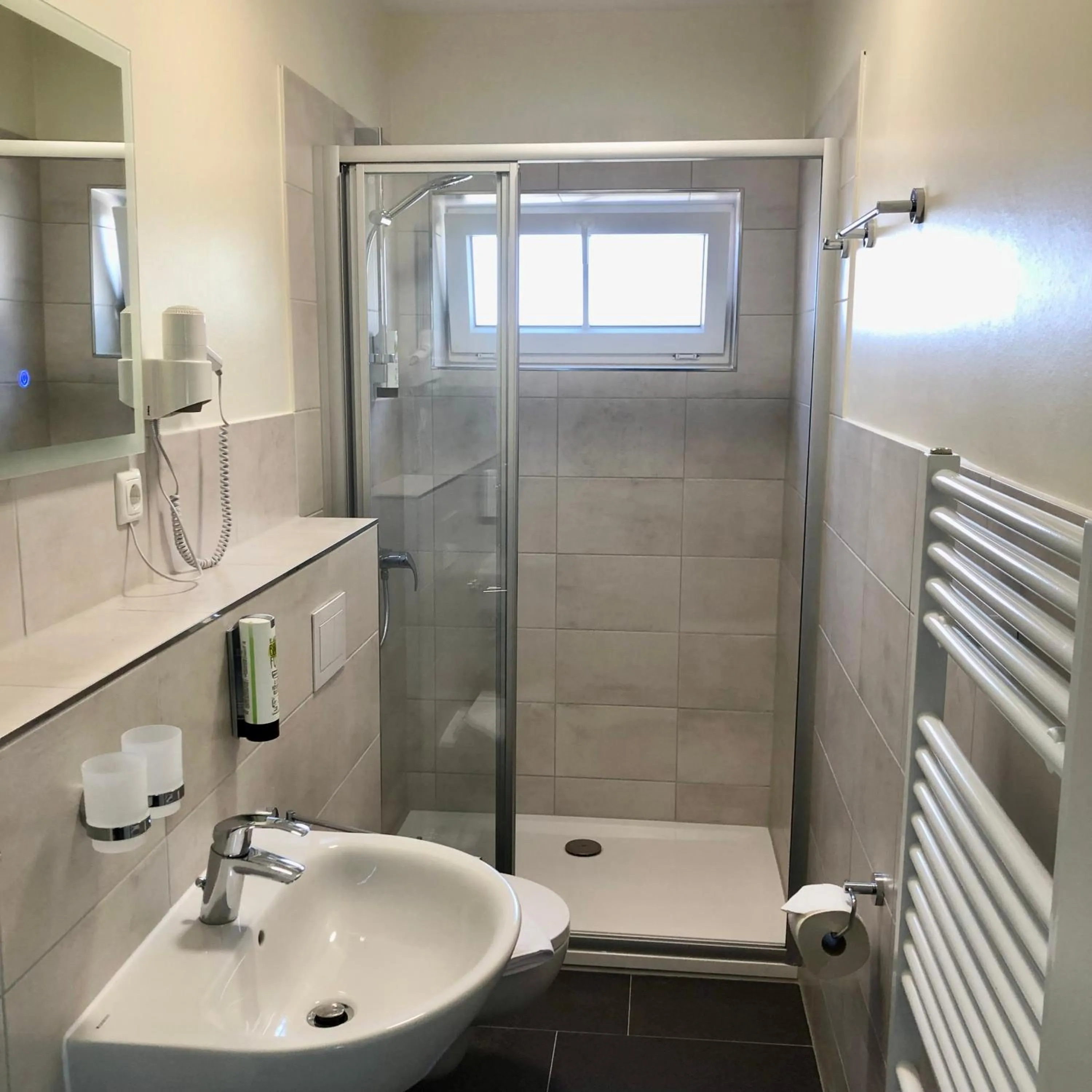 Bathroom in Ferienwohnungen am Museumshof