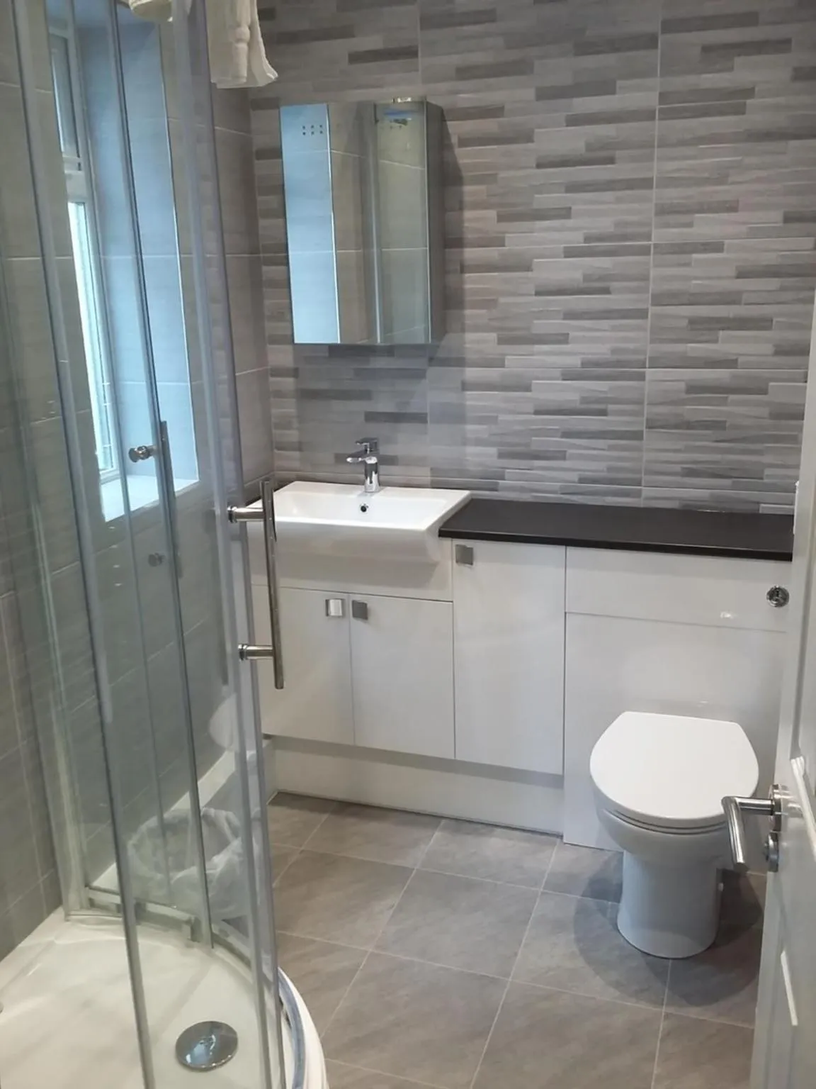 Shower in Harrington Flats