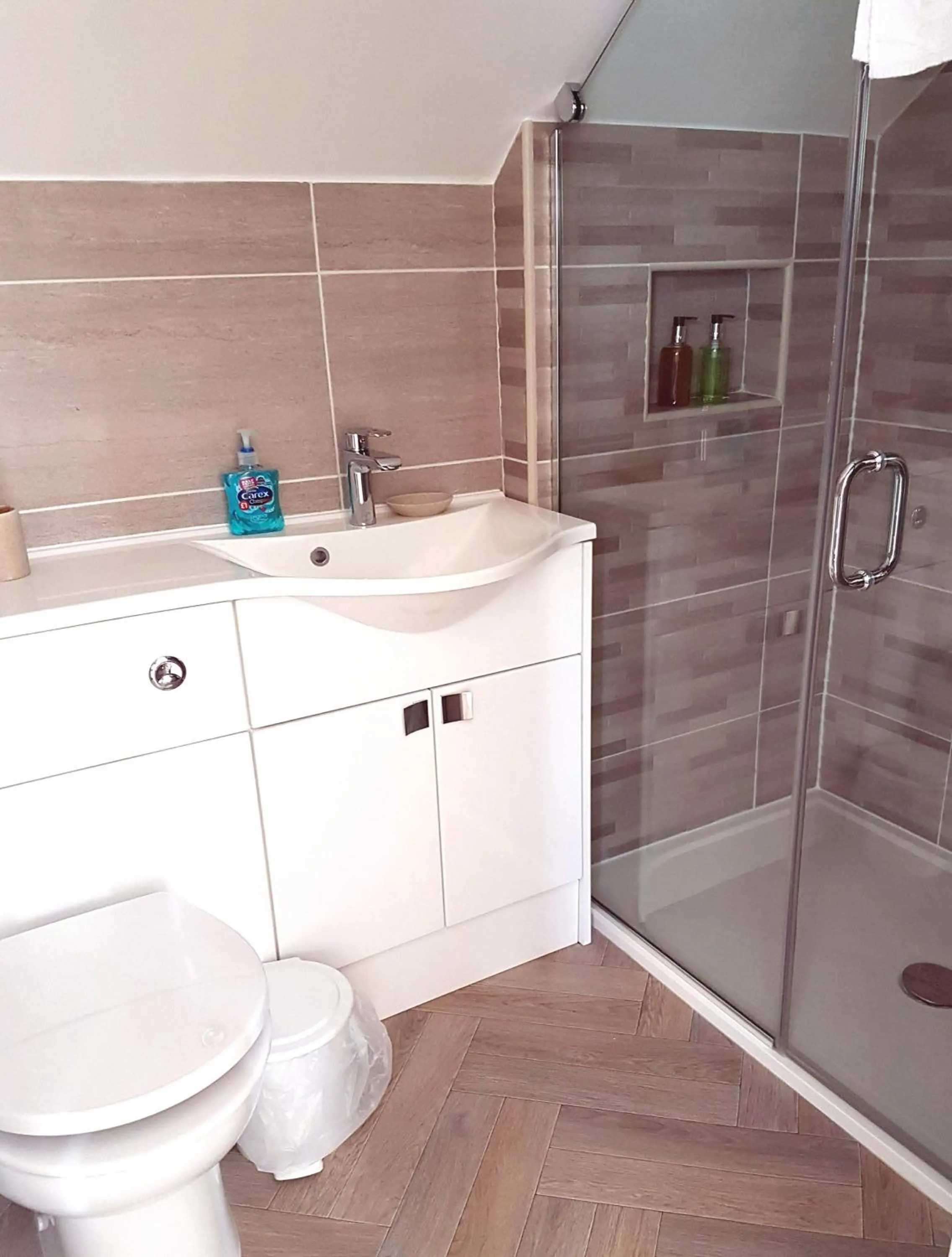 Shower in Harrington Flats