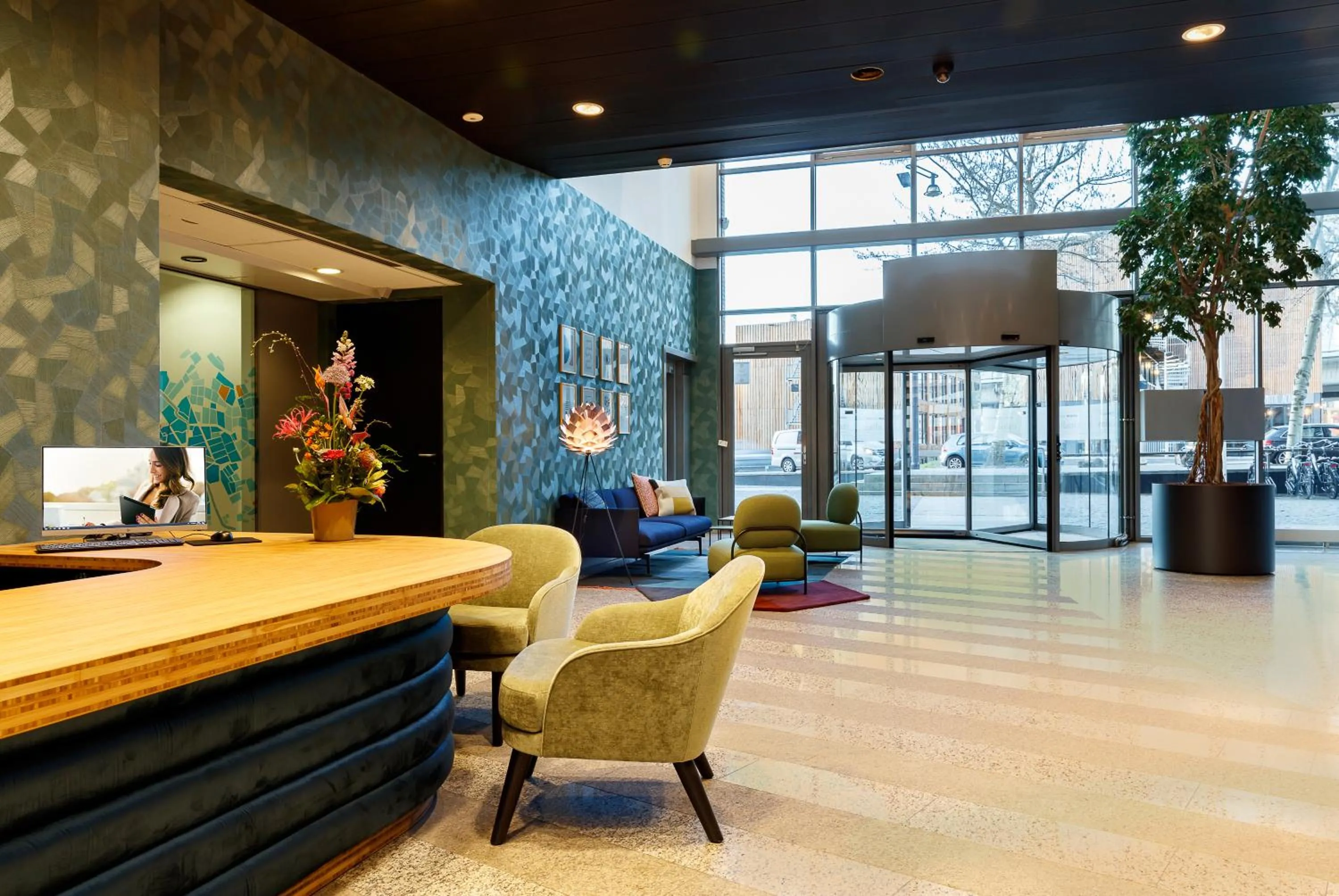 Lobby or reception in Citadines Sloterdijk Station Amsterdam