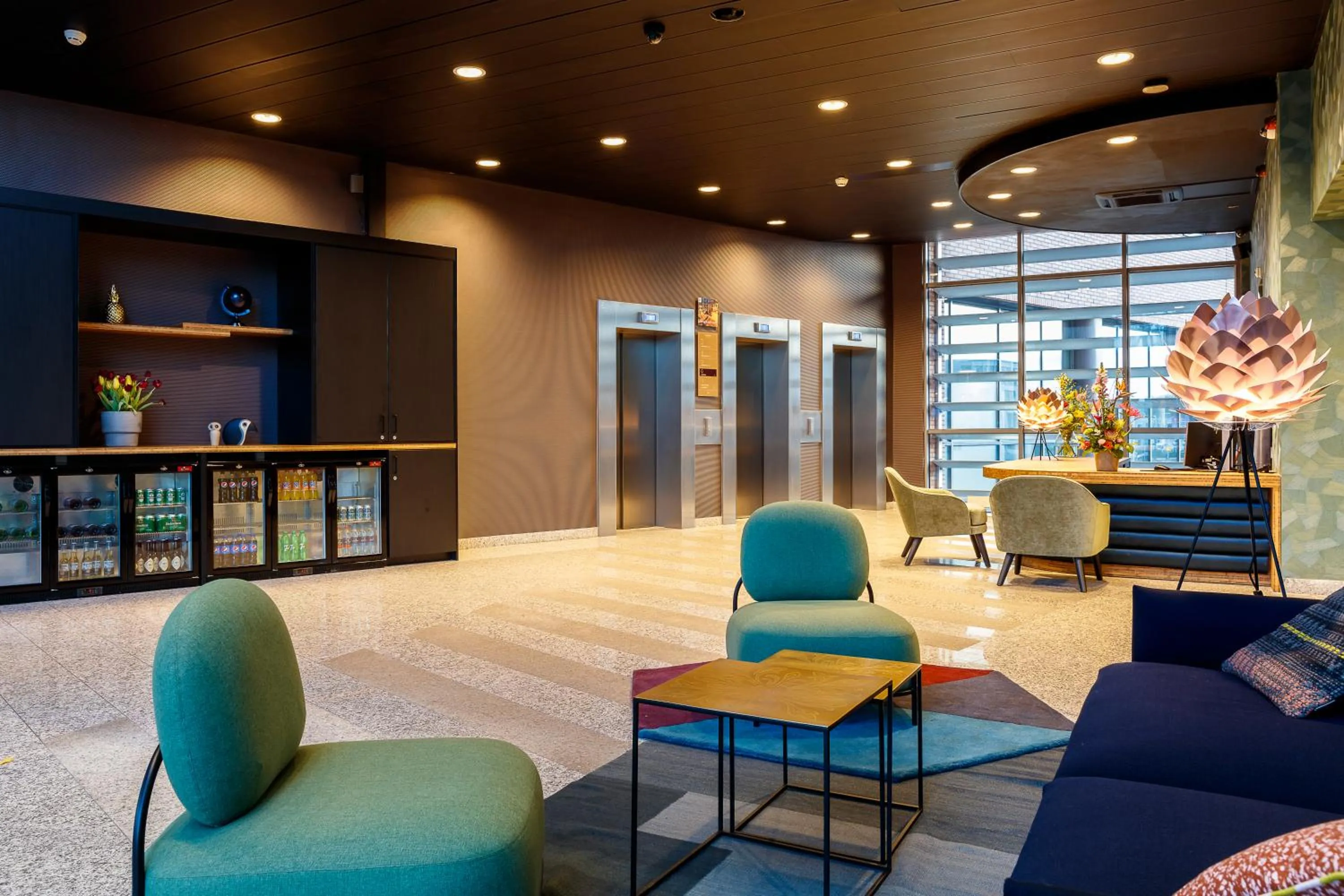 Lobby or reception in Citadines Sloterdijk Station Amsterdam