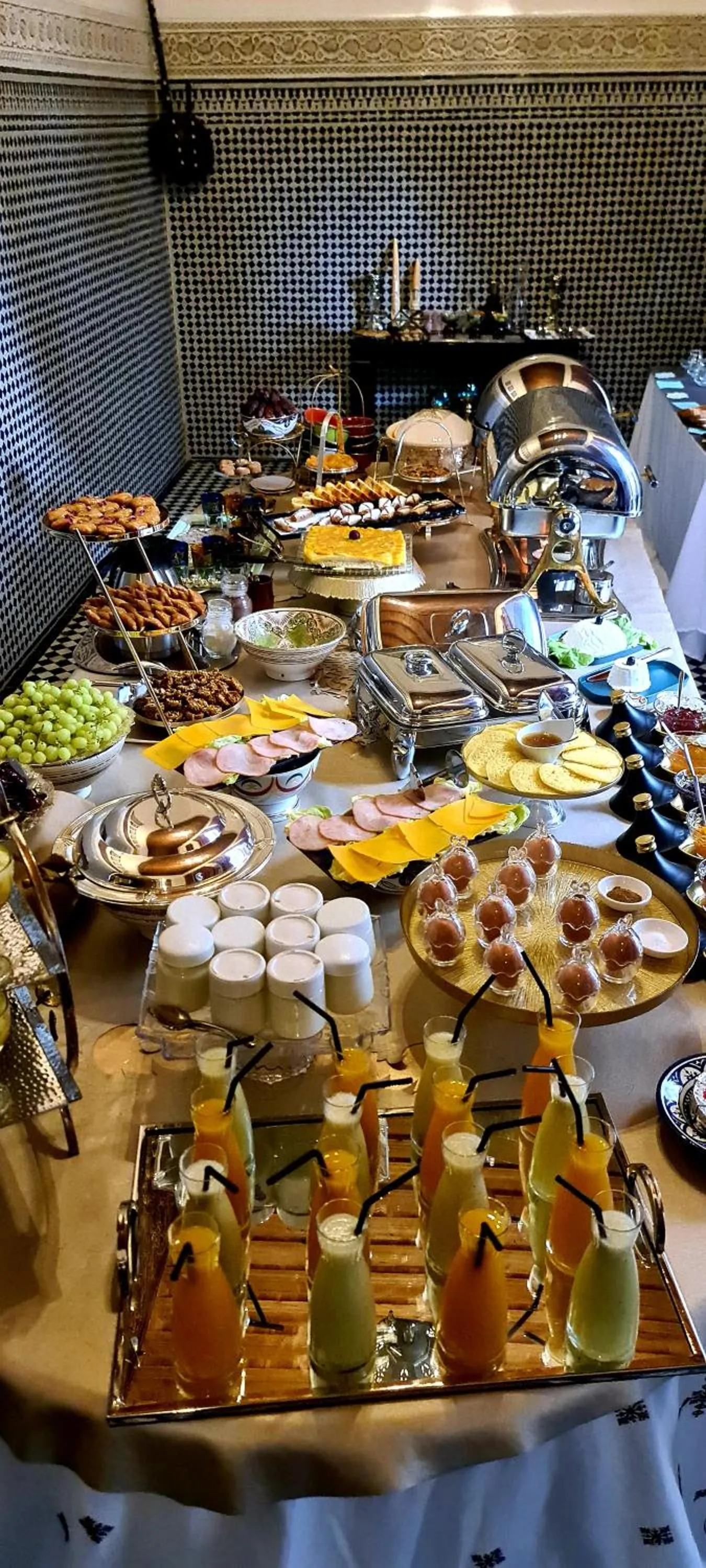 Continental breakfast in Riad Fes Nass Zmane