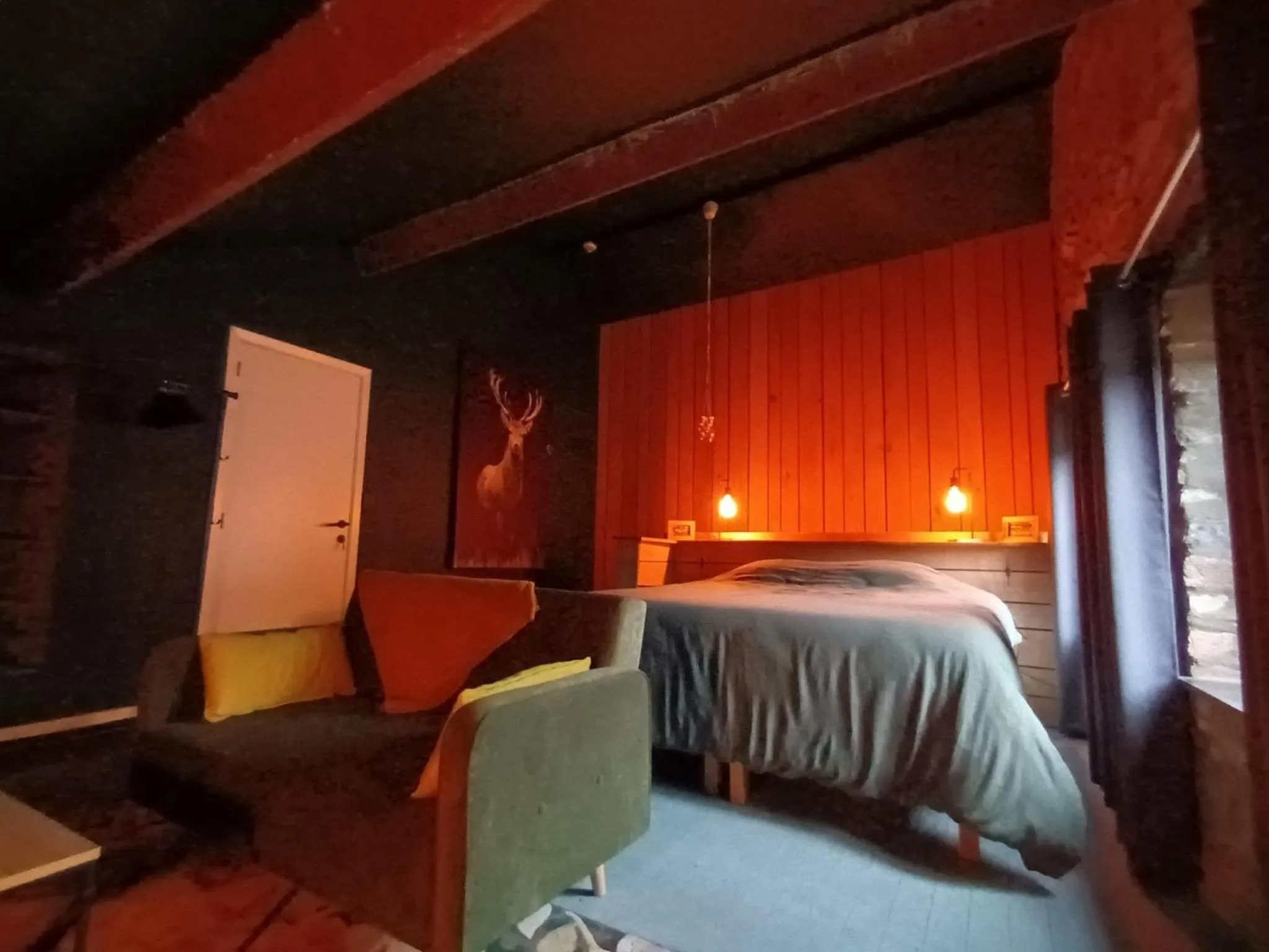 Bed in B&B Au Canard