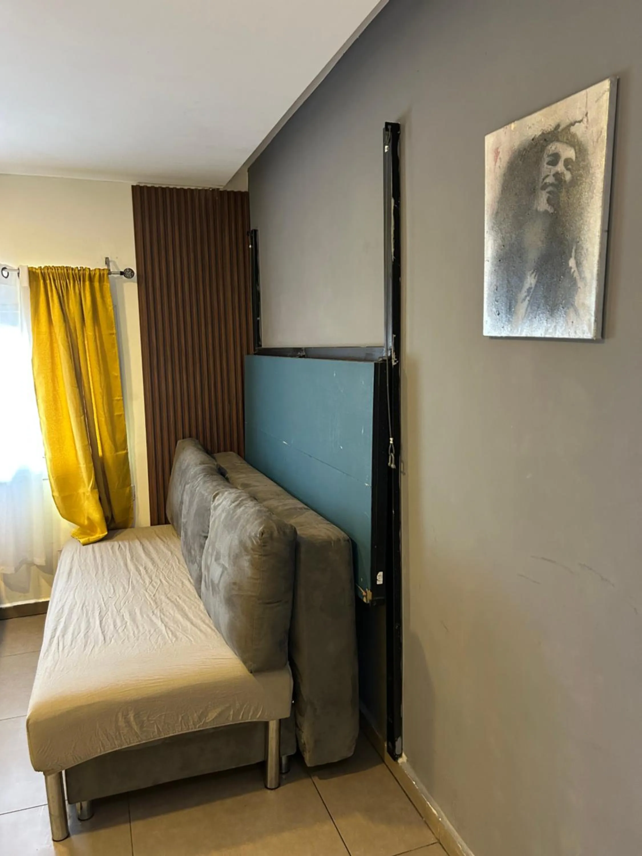 Seating area, Bed in Amdar boutique