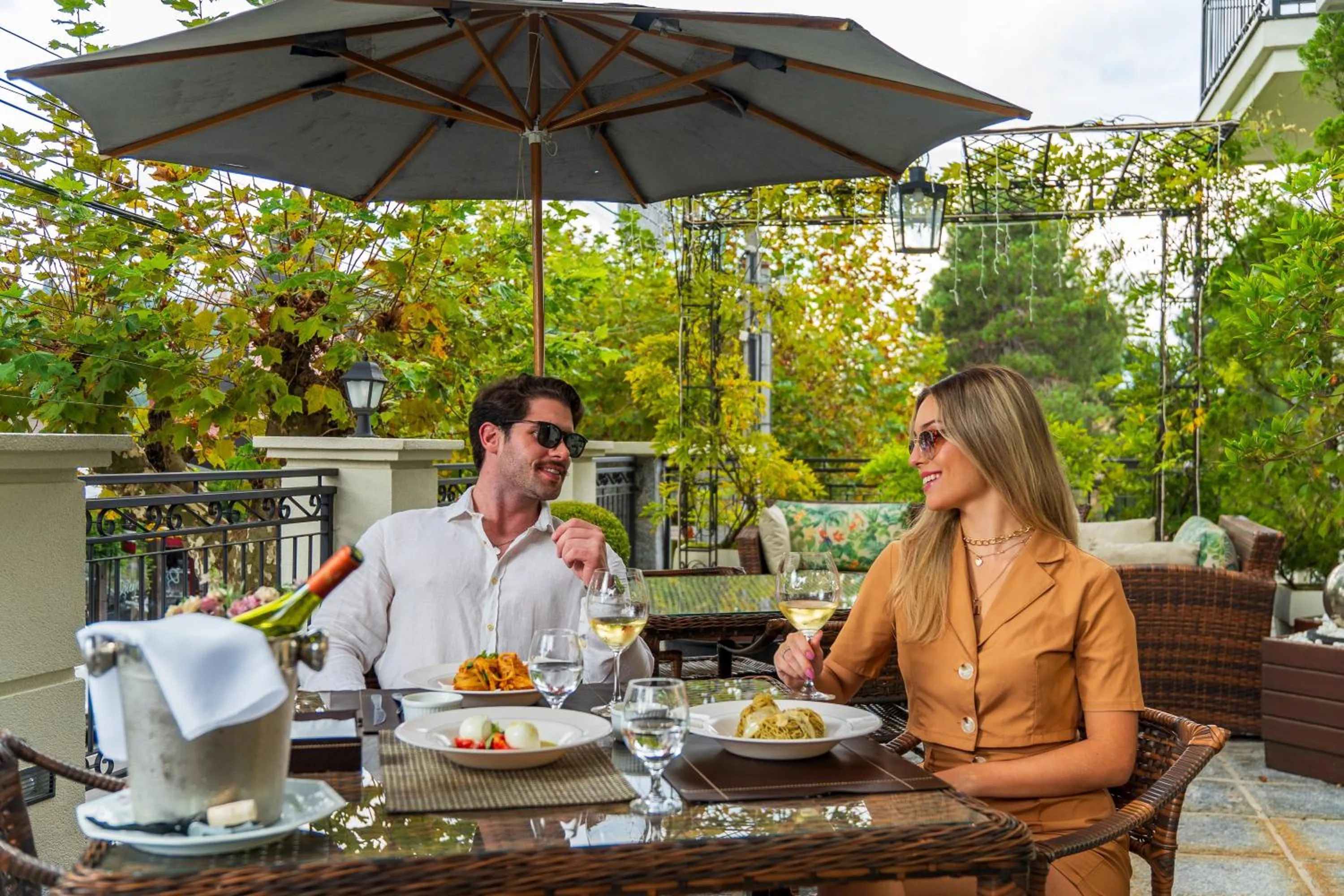 Balcony/Terrace in Pousada D'Biagy Premium
