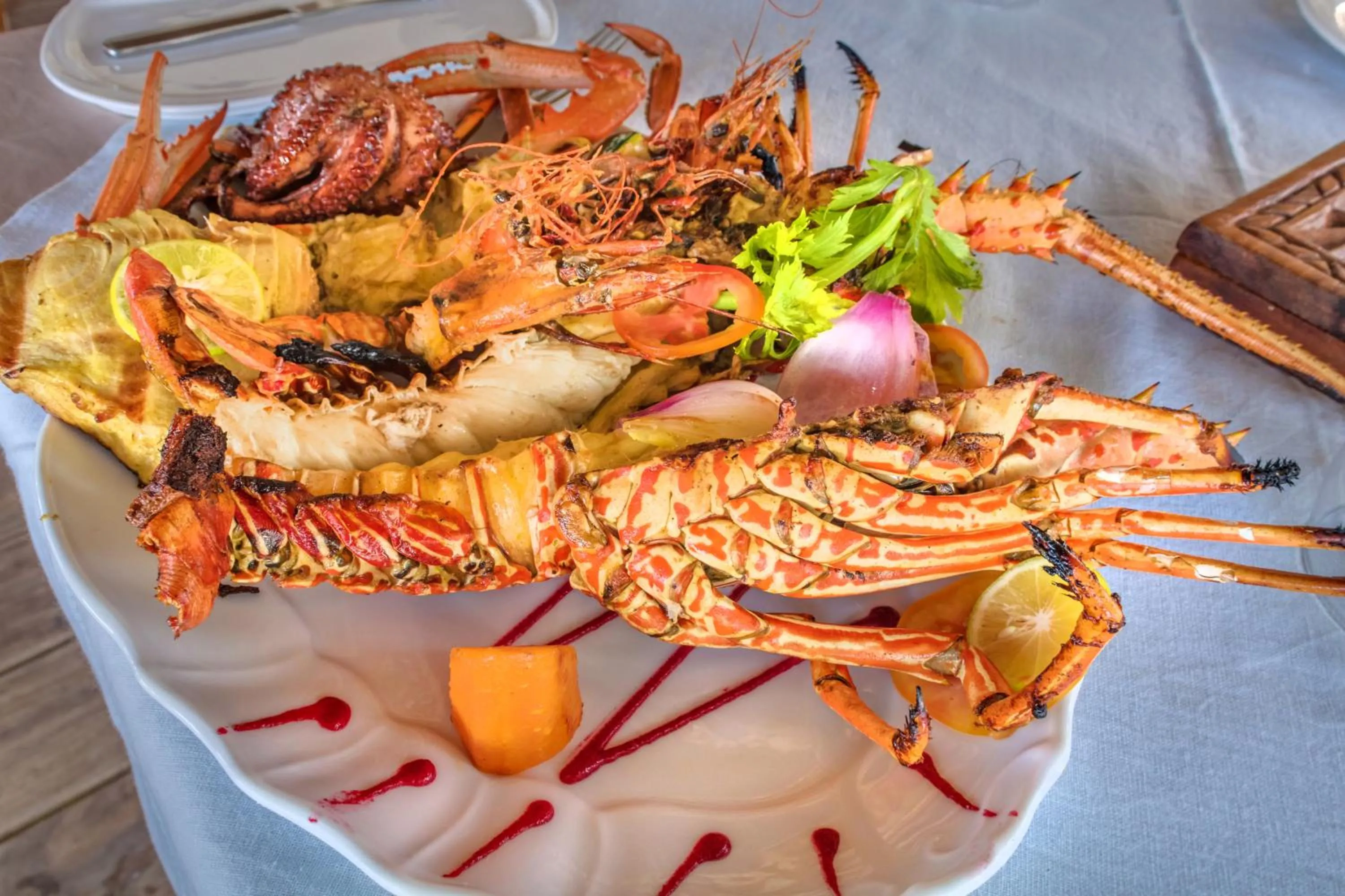 Food close-up in SeVi Boutique Hotel